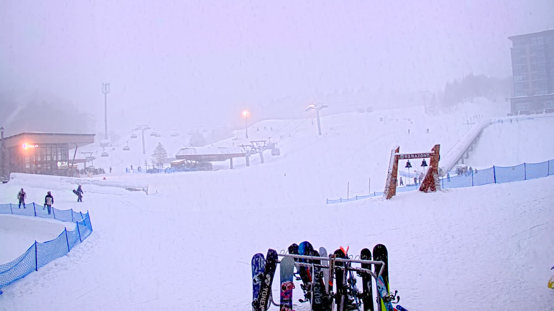 Abuta ( 虻田 ( ) ニセコアンヌプリ山＆ニセコ花園、リゾートスキー場、北海道、倶知安 ) Mount Niseko-Annupuri & Niseko Hanazono Resort Ski Slopes, Hokkaido, Kutchan Live Cam  - Iwaobetsu, Kutchan, Abuta , Hokkaido, Japan
