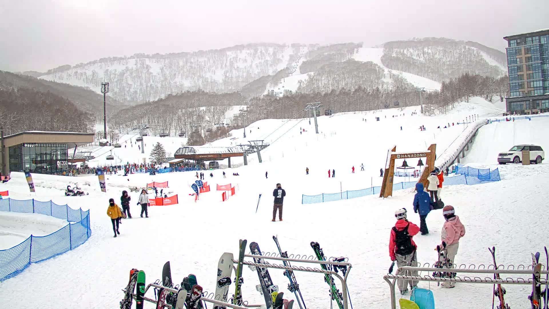 Abuta ( 虻田 ( ) ニセコアンヌプリ山＆ニセコ花園、リゾートスキー場、北海道、倶知安 ) Mount Niseko-Annupuri & Niseko Hanazono Resort Ski Slopes, Hokkaido, Kutchan Live Cam  - Iwaobetsu, Kutchan, Abuta , Hokkaido, Japan