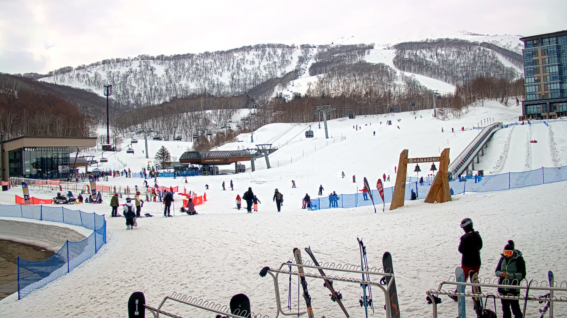 Abuta ( 虻田 ( ) ニセコアンヌプリ山＆ニセコ花園、リゾートスキー場、北海道、倶知安 ) Mount Niseko-Annupuri & Niseko Hanazono Resort Ski Slopes, Hokkaido, Kutchan Live Cam  - Iwaobetsu, Kutchan, Abuta , Hokkaido, Japan