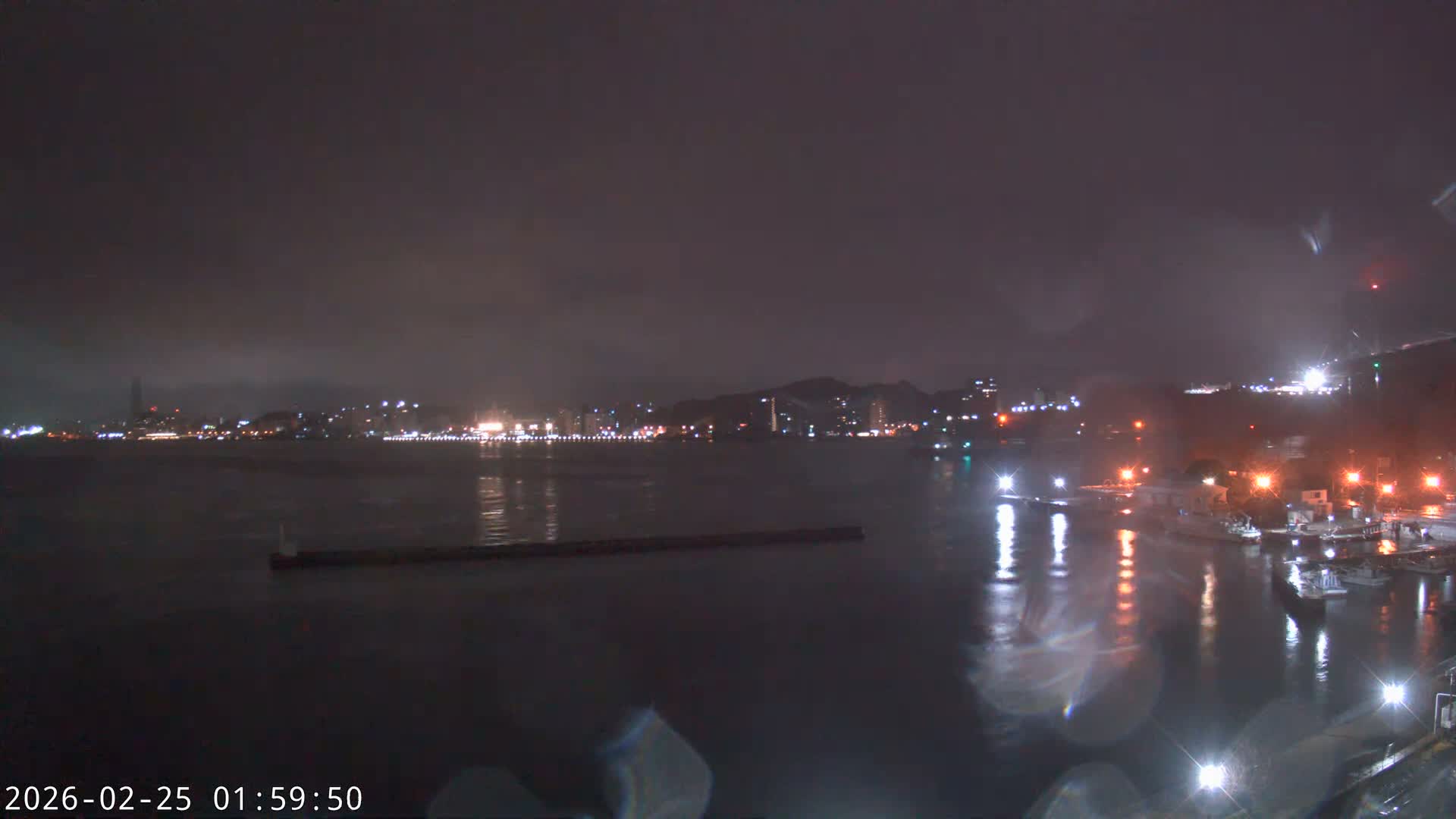 Fukuoka ( 北九州市門司区から見る福岡、関門海峡大橋、下関市 ) Kanmon Strait  Bridge & Shimonoseki City View from Moji Ward, Kitakyushu Live Cam - 2 Chome, Kyumoji, Moji-ku, Kitakyushu, Fukuoka, Kyushu, Japan