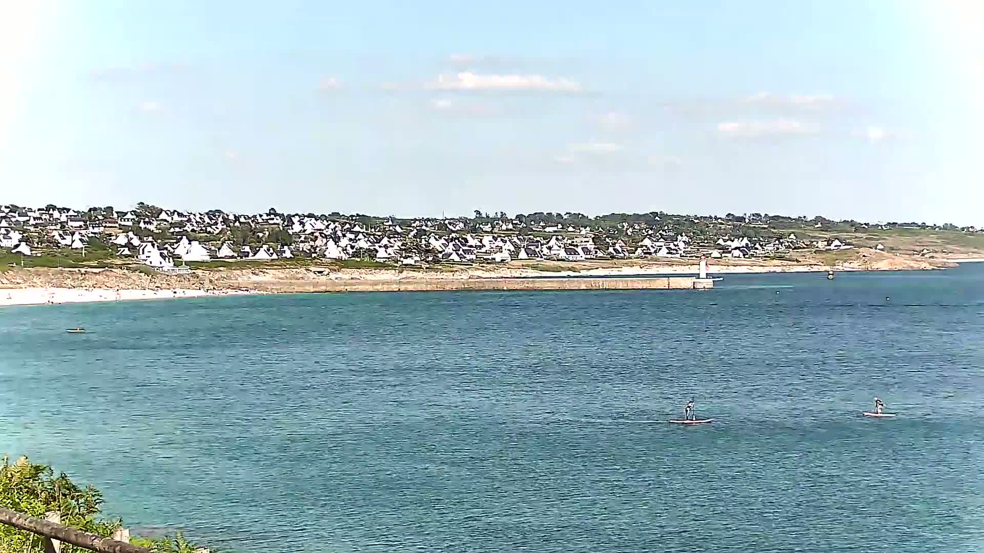 Audierne - Le Pouldu Plage de Trescadec Beach Live Cam - Quimper, Finistere, Bretagne, France
