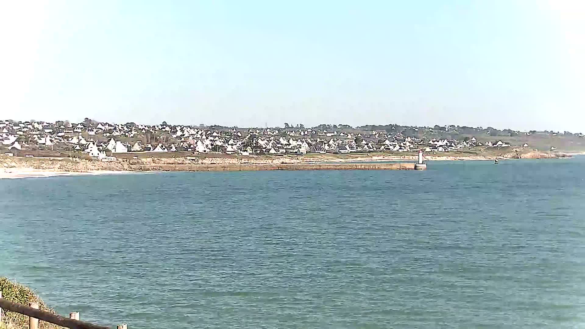 Audierne - Le Pouldu Plage de Trescadec Beach Live Cam - Quimper, Finistere, Bretagne, France