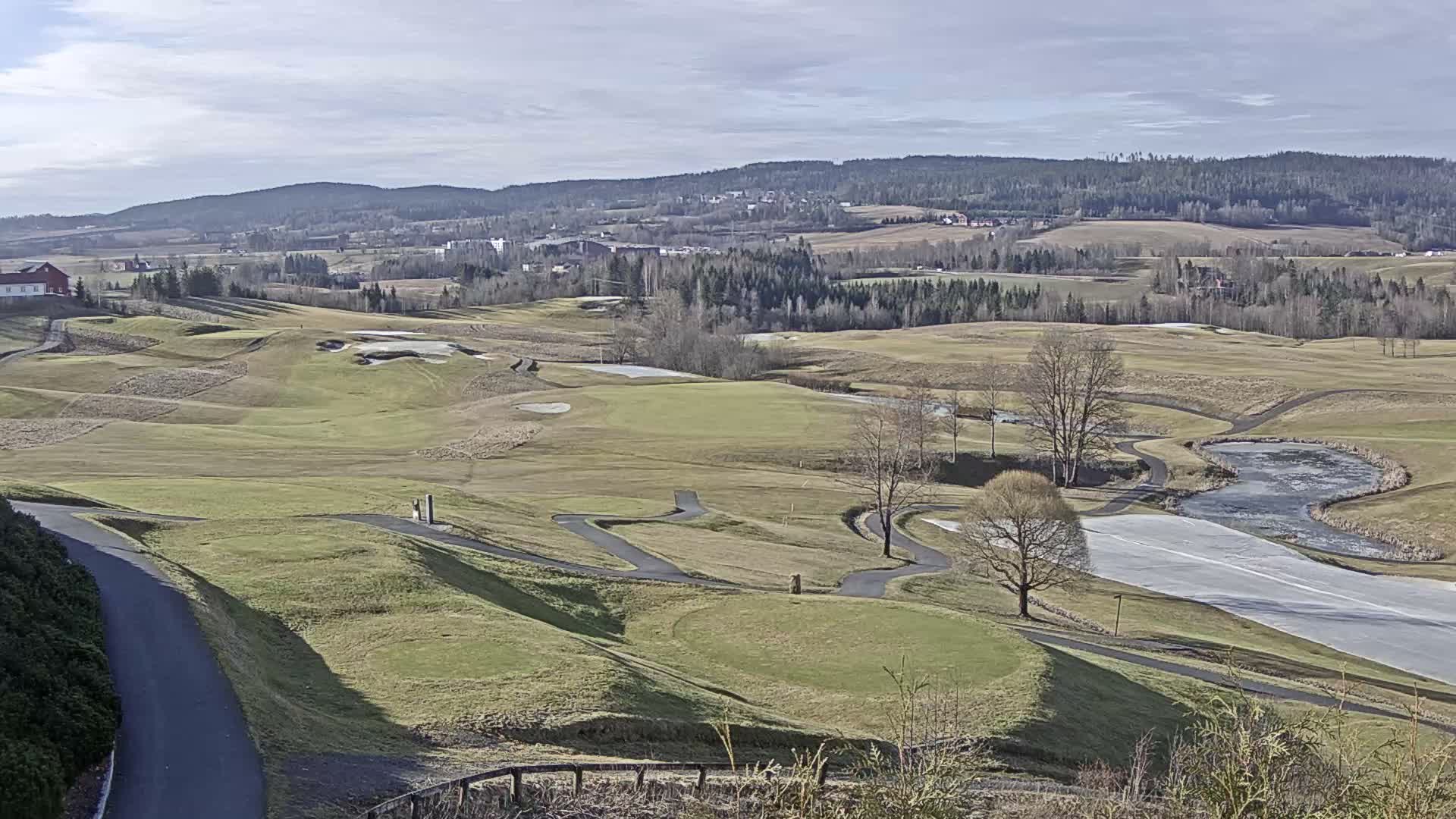 Akershus, Hauger Golf Club, Nittedal, Slattum Live Cam - Ramstadveiven, Slattum, Nittedal, Akershus, Eastern Norway (Østlandet), Norway