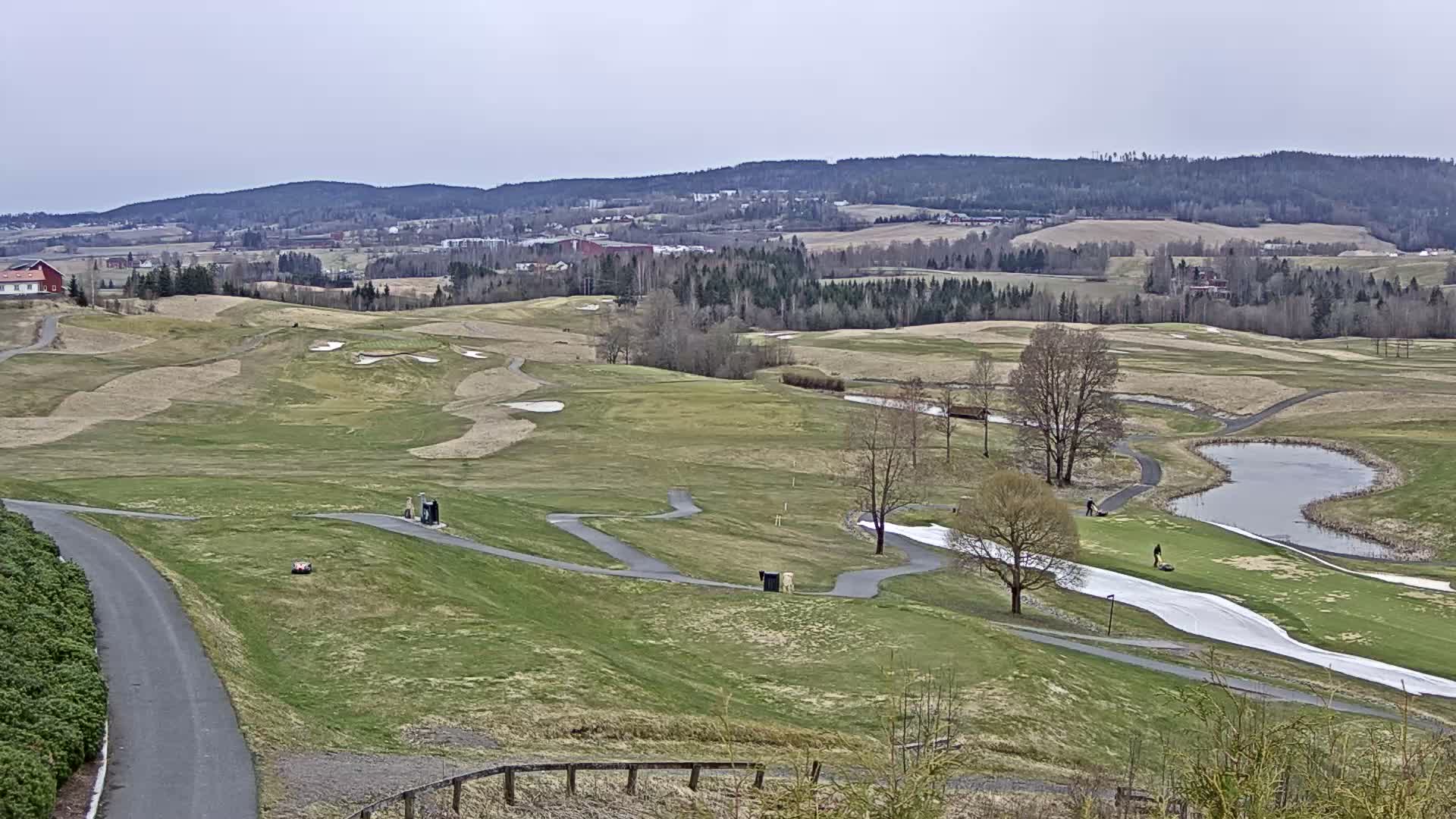 Akershus, Hauger Golf Club, Nittedal, Slattum Live Cam - Ramstadveiven, Slattum, Nittedal, Akershus, Eastern Norway (Østlandet), Norway