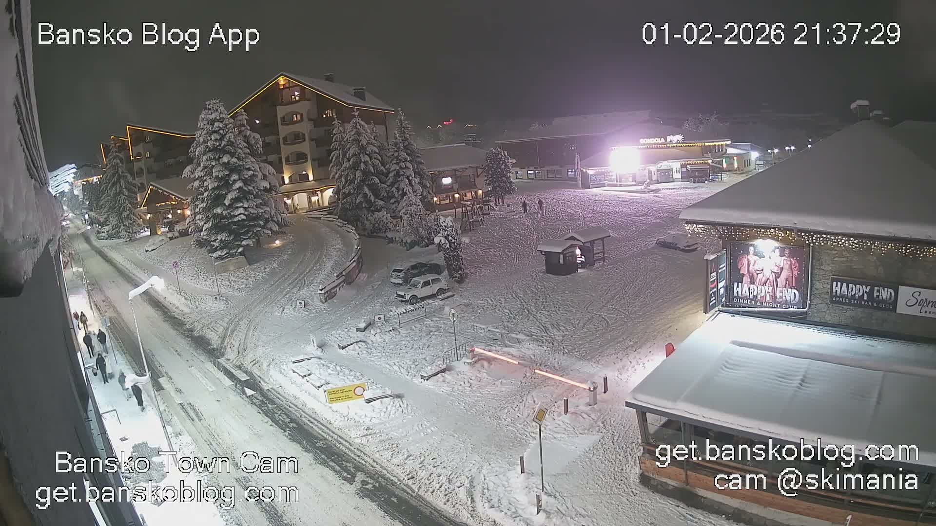 Blogevgrad (Блогевград, Банско ) Bansko  Live Cam -  Pirin Street, Bansko, Obshtina Bansko, Blogevgrad, Bulgaria