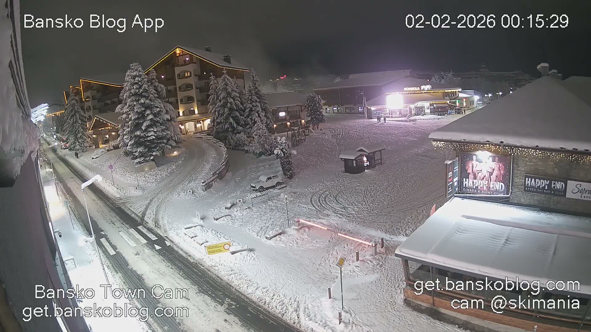 Blogevgrad (Блогевград, Банско ) Bansko  Live Cam -  Pirin Street, Bansko, Obshtina Bansko, Blogevgrad, Bulgaria