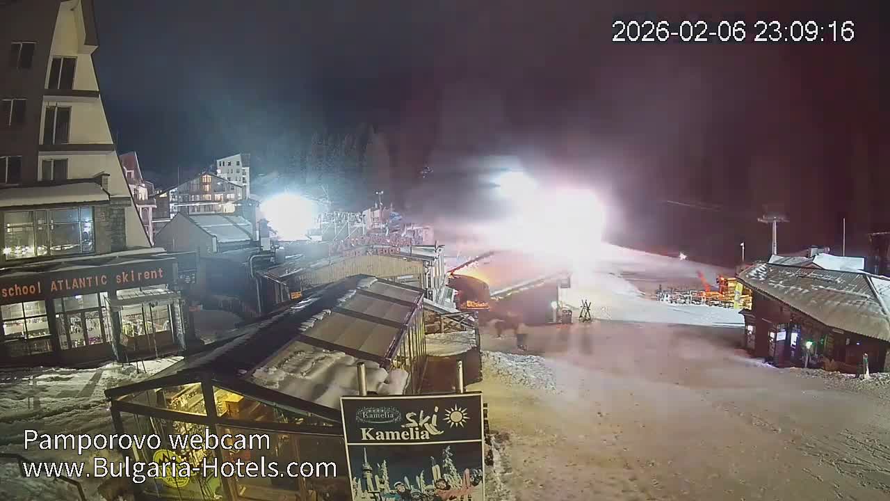 Smolyan ( Смолян, Ски пистите на ски курорт Пампорово ) Ski Slopes of Pamporovo Ski Resort Live Cam - Pamporovo, Obshtina Smolyan, Smolyan, Bulgaria