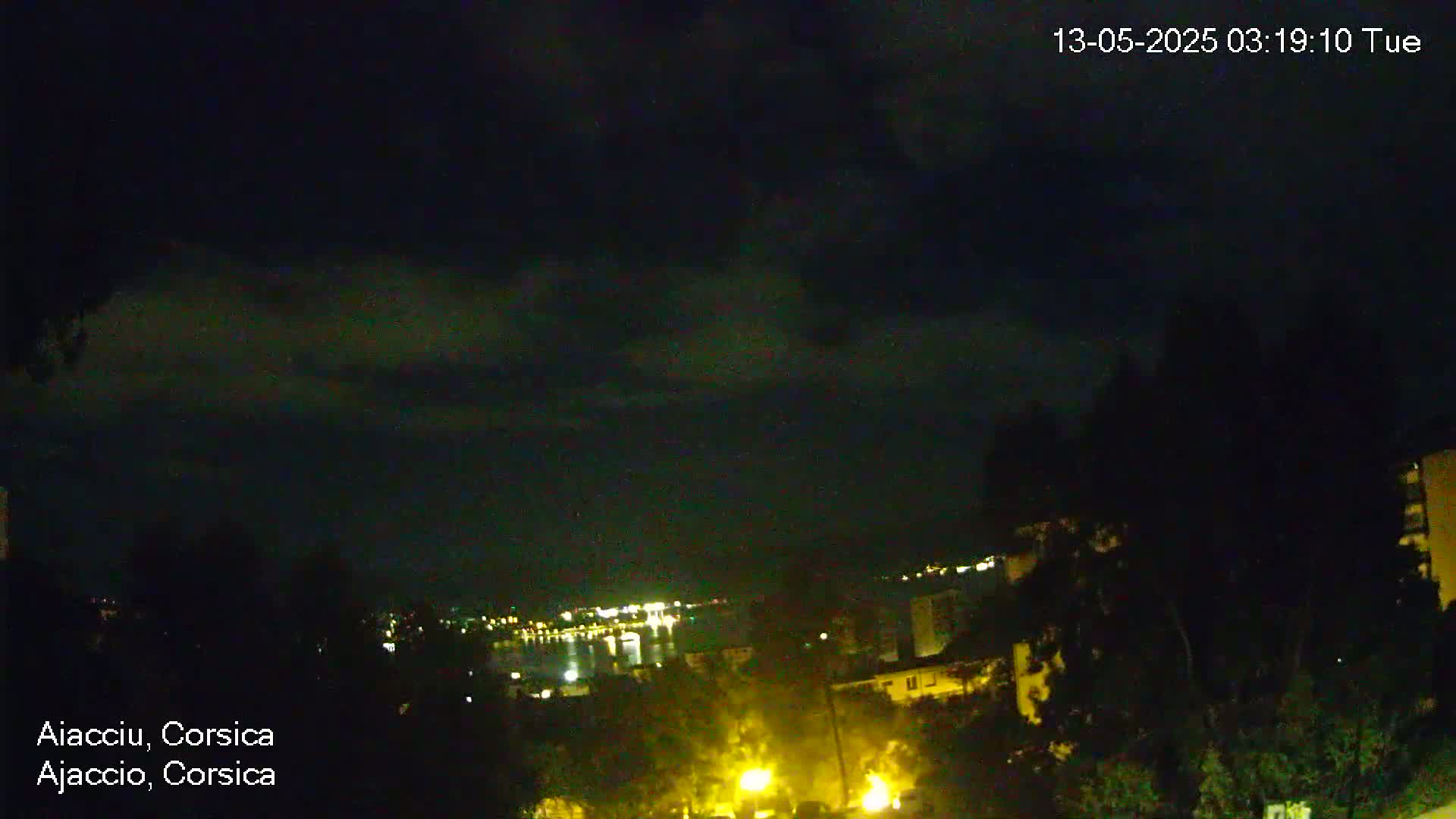 Corsica, Ajaccio City Skyline Live Cam - Ajaccio, Corse-du-Sud, Corse , France