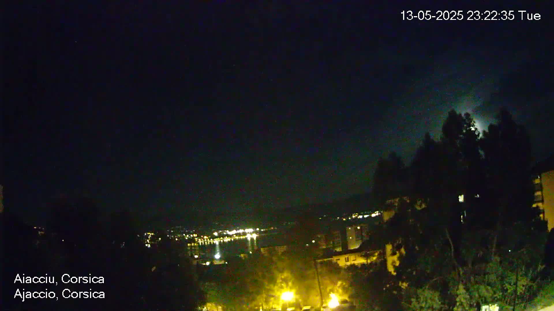 Corsica, Ajaccio City Skyline Live Cam - Ajaccio, Corse-du-Sud, Corse , France