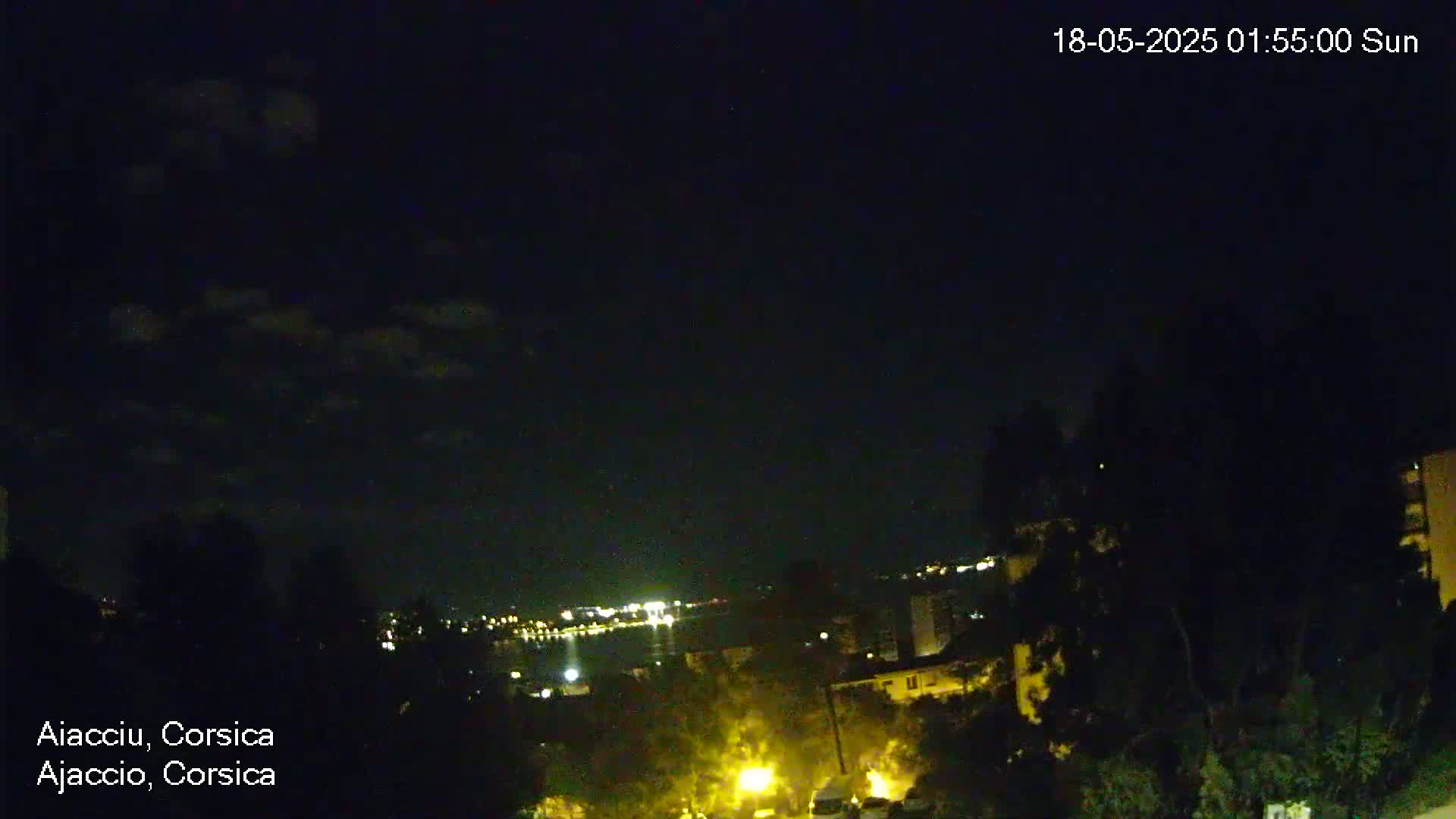 Corsica, Ajaccio City Skyline Live Cam - Ajaccio, Corse-du-Sud, Corse , France