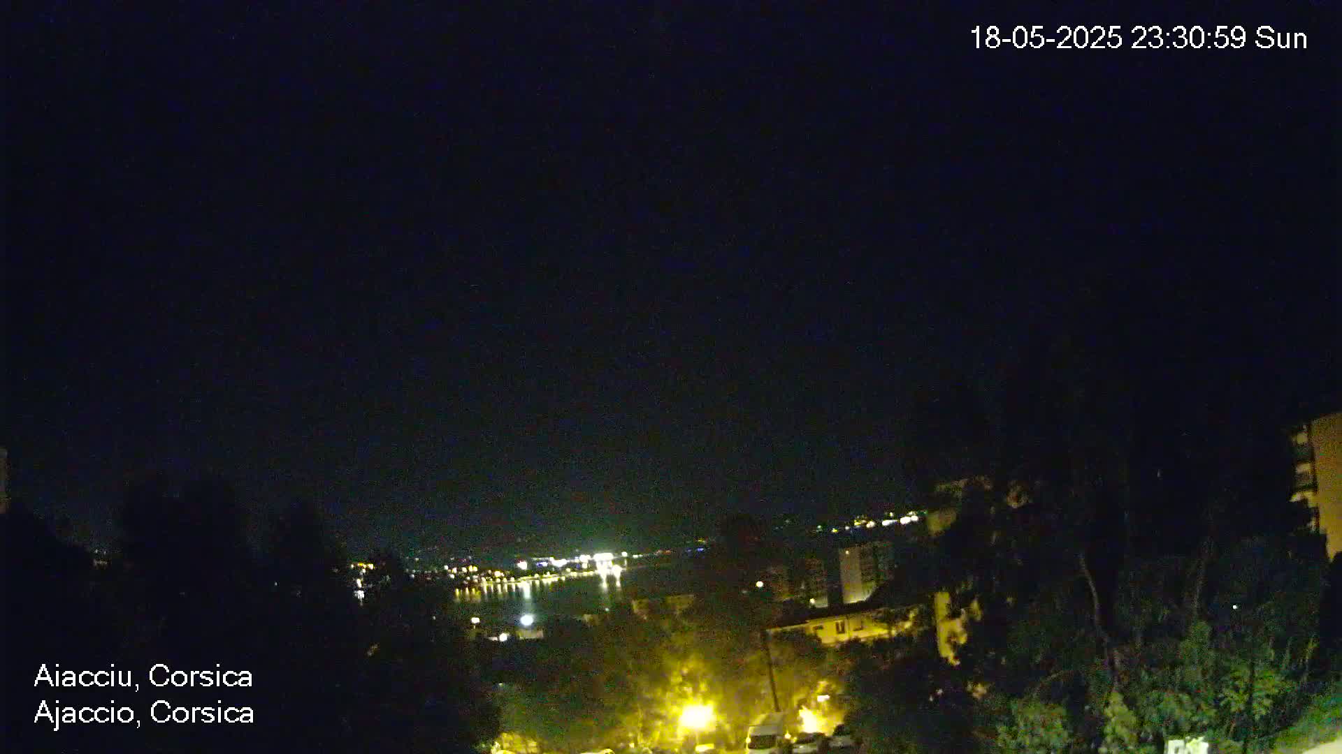 Corsica, Ajaccio City Skyline Live Cam - Ajaccio, Corse-du-Sud, Corse , France
