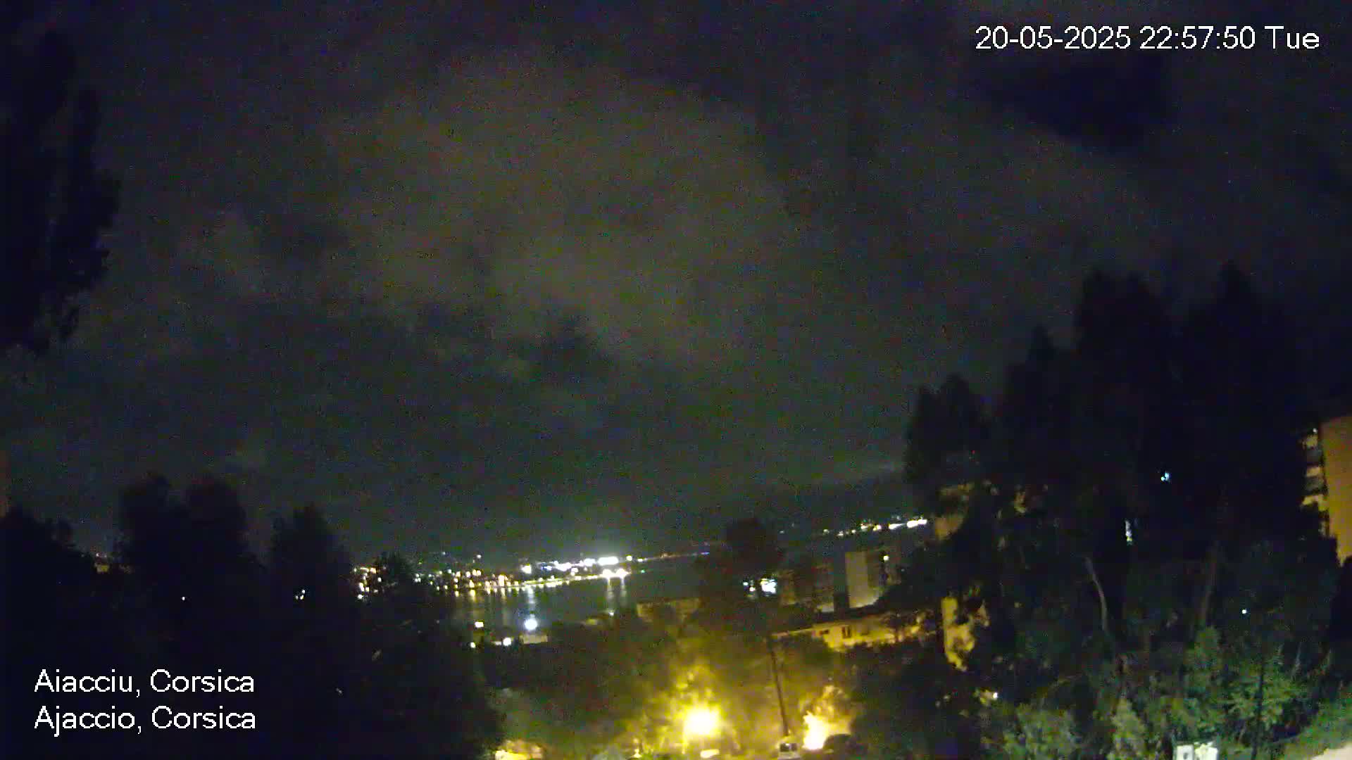 Corsica, Ajaccio City Skyline Live Cam - Ajaccio, Corse-du-Sud, Corse , France
