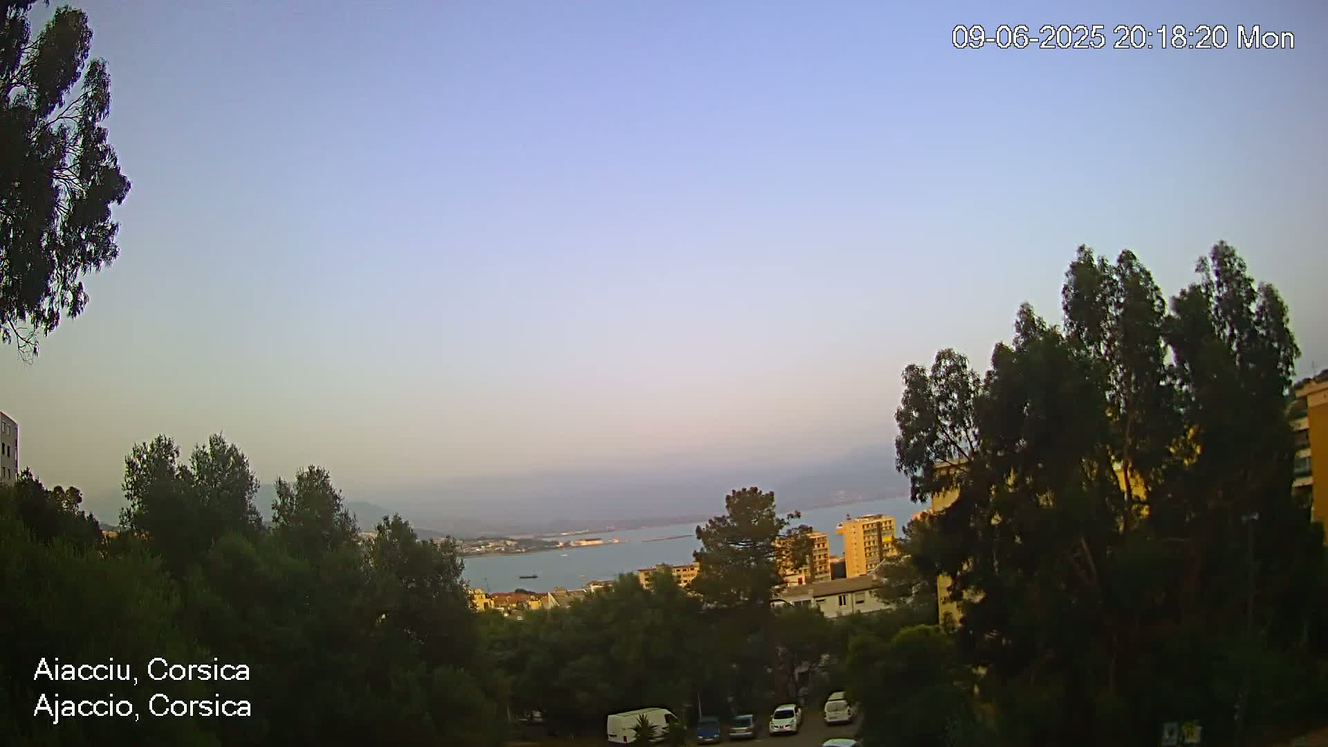 Corsica, Ajaccio City Skyline Live Cam - Ajaccio, Corse-du-Sud, Corse , France