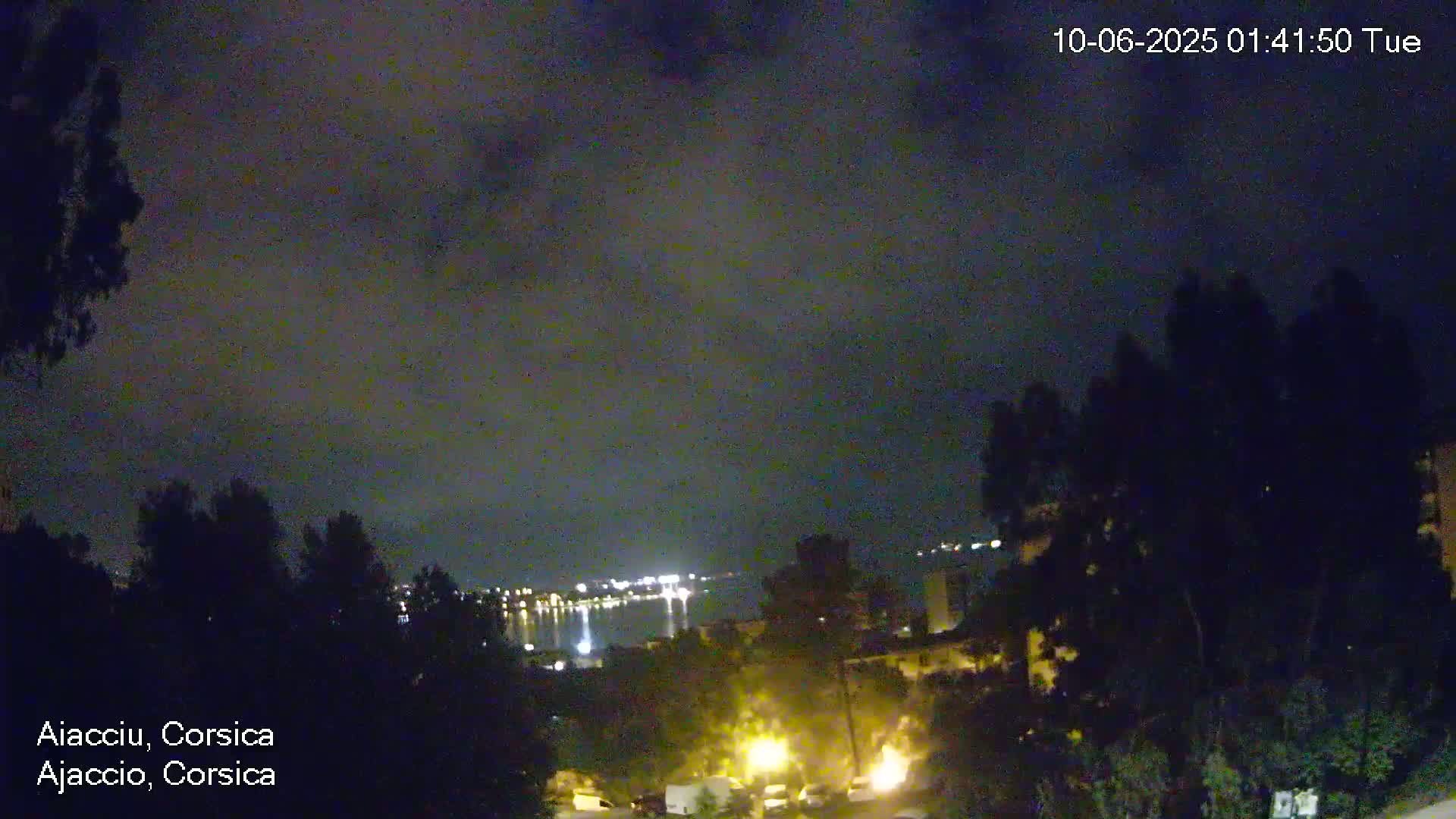 Corsica, Ajaccio City Skyline Live Cam - Ajaccio, Corse-du-Sud, Corse , France