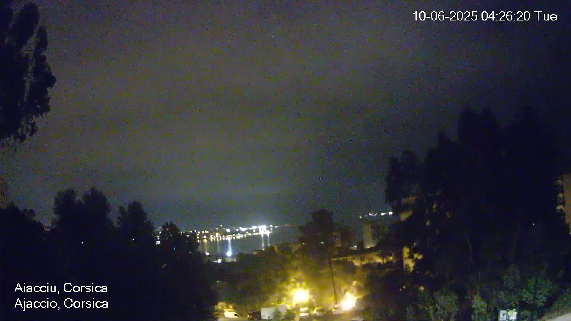 Corsica, Ajaccio City Skyline Live Cam - Ajaccio, Corse-du-Sud, Corse , France