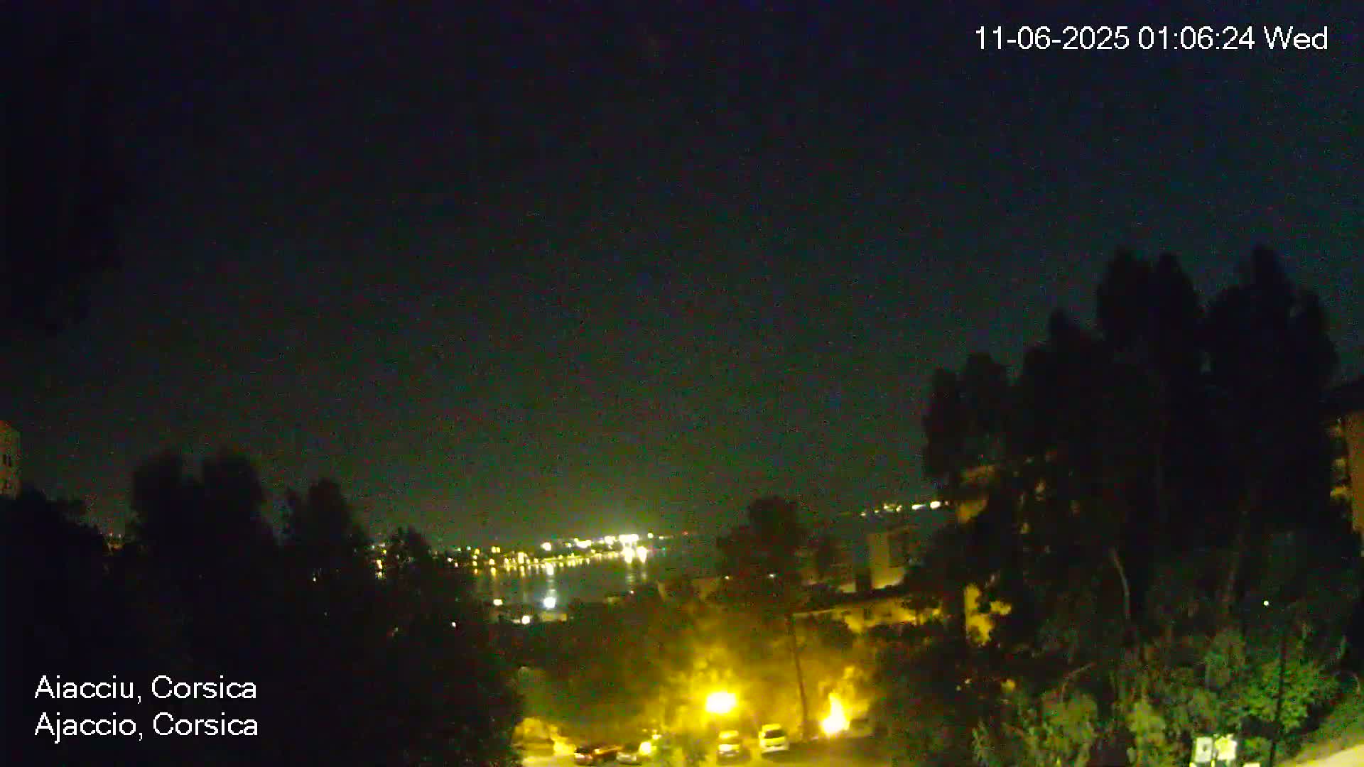 Corsica, Ajaccio City Skyline Live Cam - Ajaccio, Corse-du-Sud, Corse , France