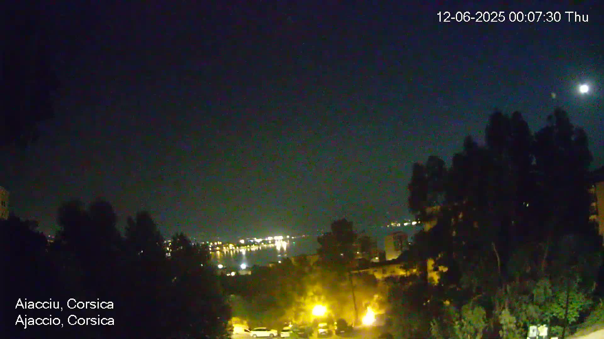 Corsica, Ajaccio City Skyline Live Cam - Ajaccio, Corse-du-Sud, Corse , France