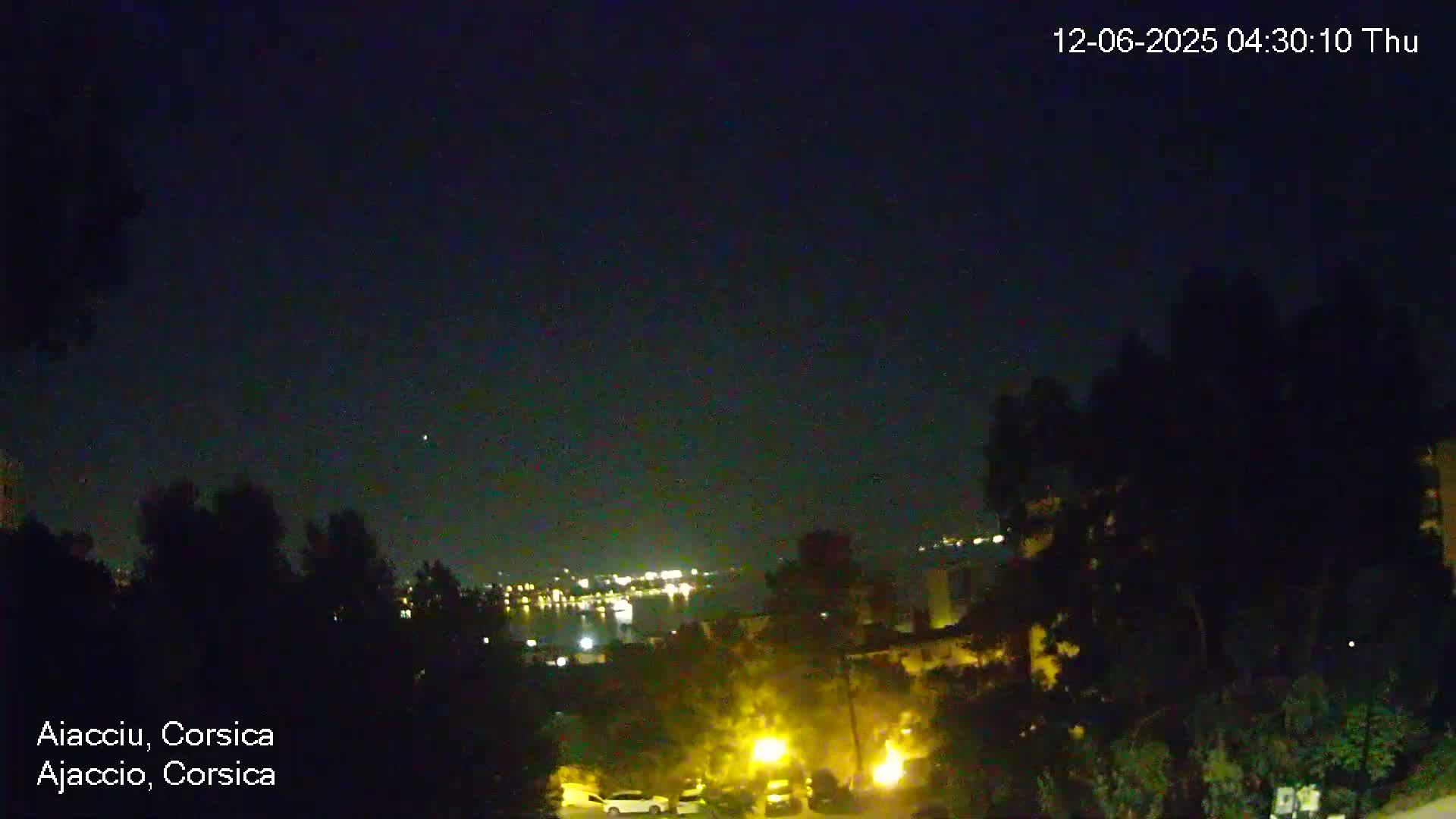 Corsica, Ajaccio City Skyline Live Cam - Ajaccio, Corse-du-Sud, Corse , France
