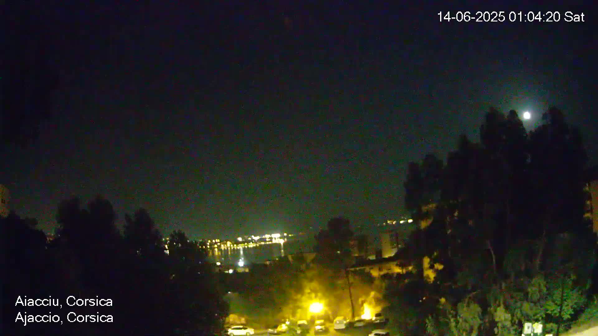 Corsica, Ajaccio City Skyline Live Cam - Ajaccio, Corse-du-Sud, Corse , France