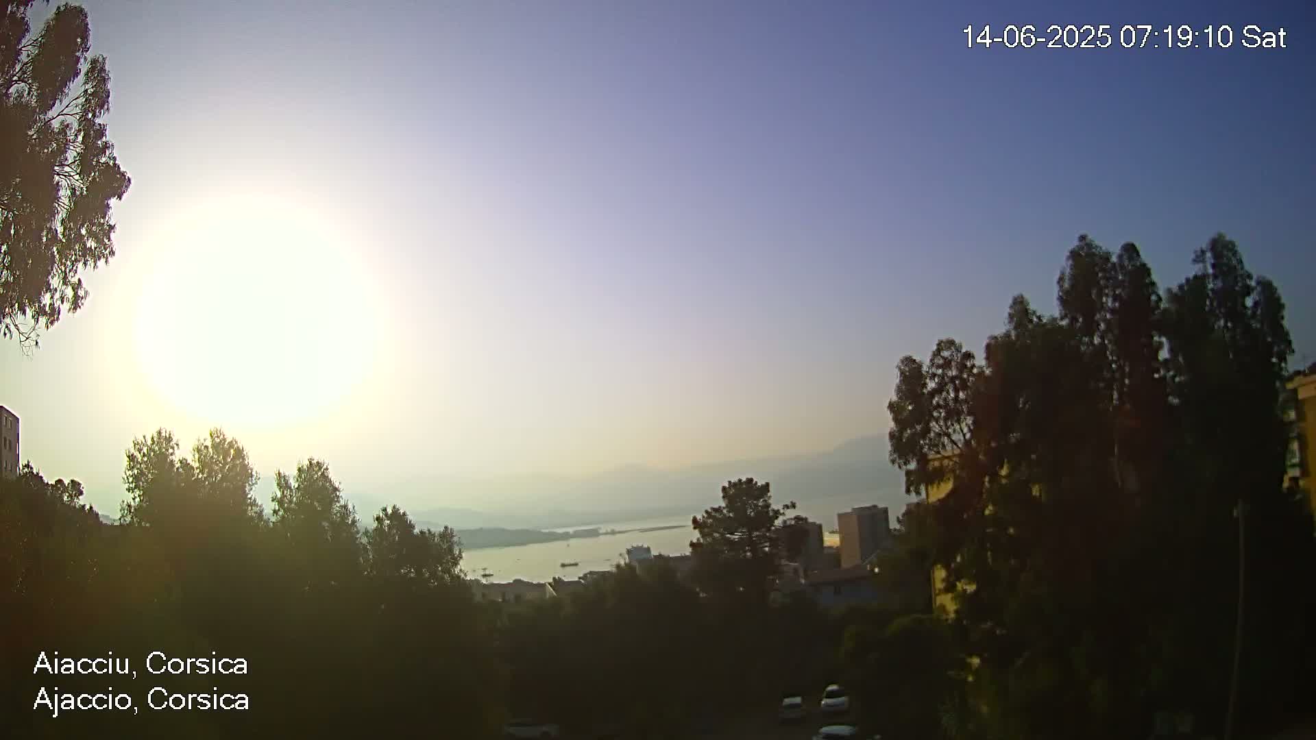 Corsica, Ajaccio City Skyline Live Cam - Ajaccio, Corse-du-Sud, Corse , France