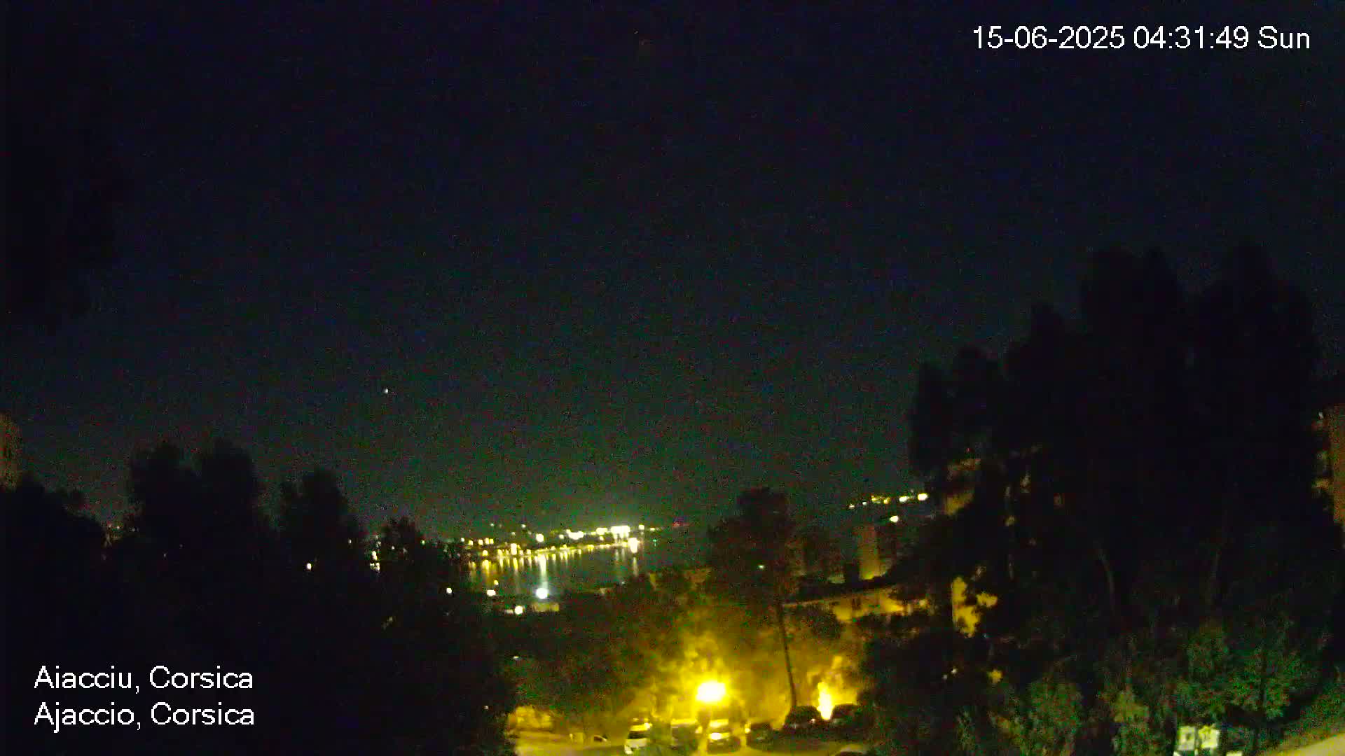 Corsica, Ajaccio City Skyline Live Cam - Ajaccio, Corse-du-Sud, Corse , France