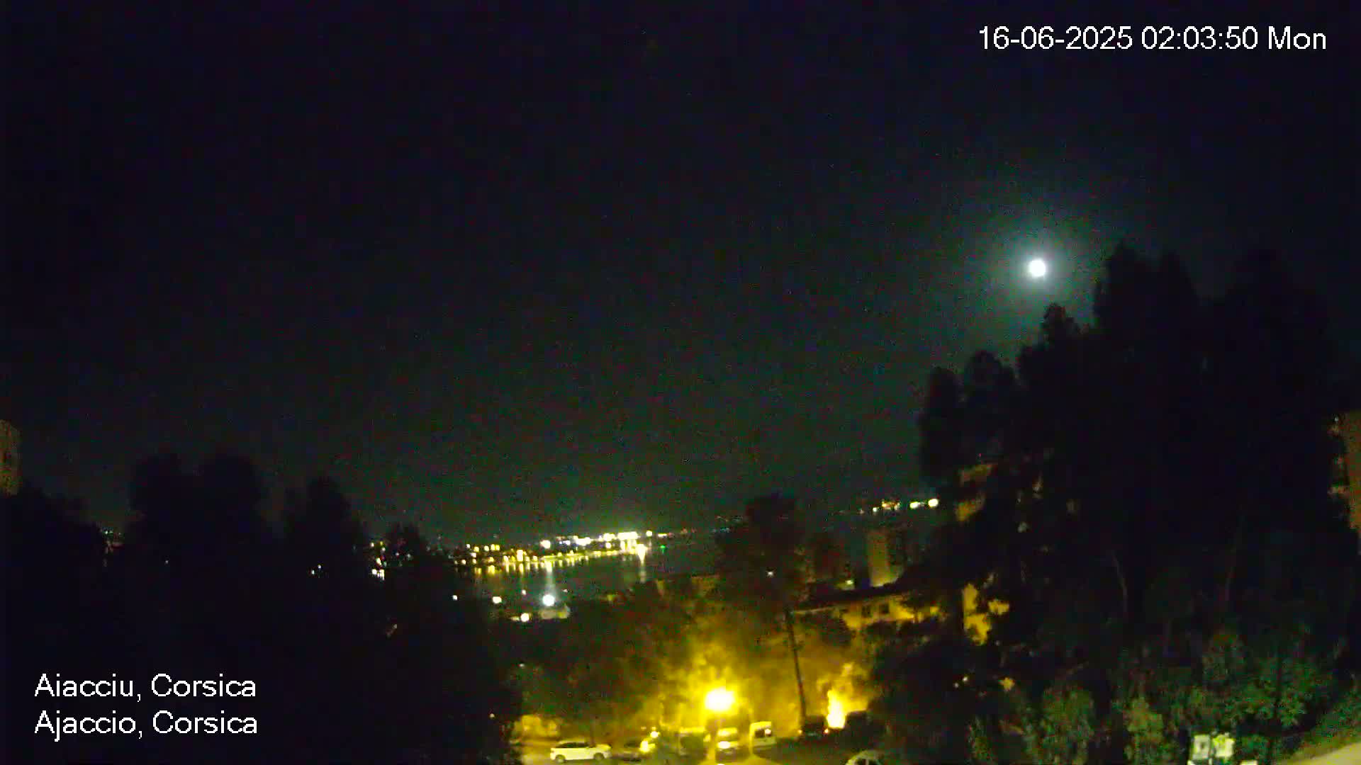 Corsica, Ajaccio City Skyline Live Cam - Ajaccio, Corse-du-Sud, Corse , France