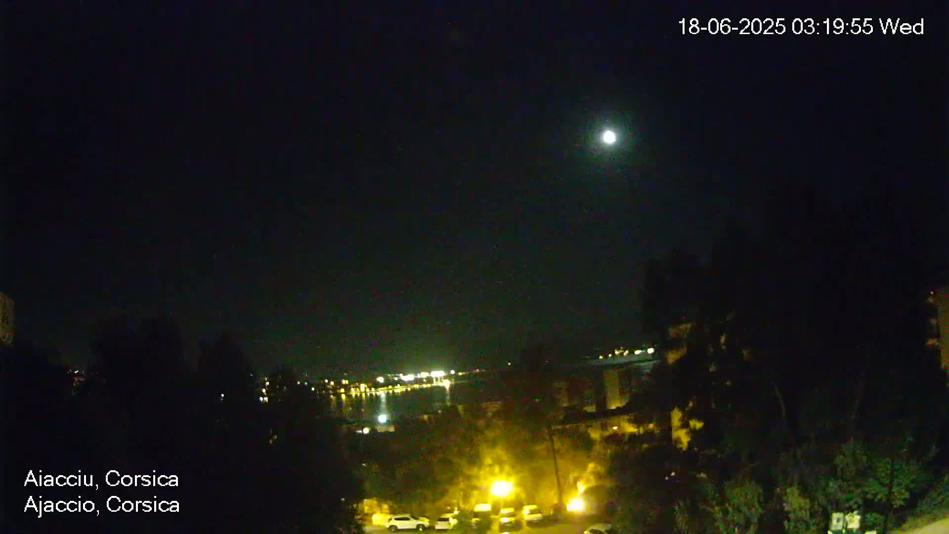 Corsica, Ajaccio City Skyline Live Cam - Ajaccio, Corse-du-Sud, Corse , France