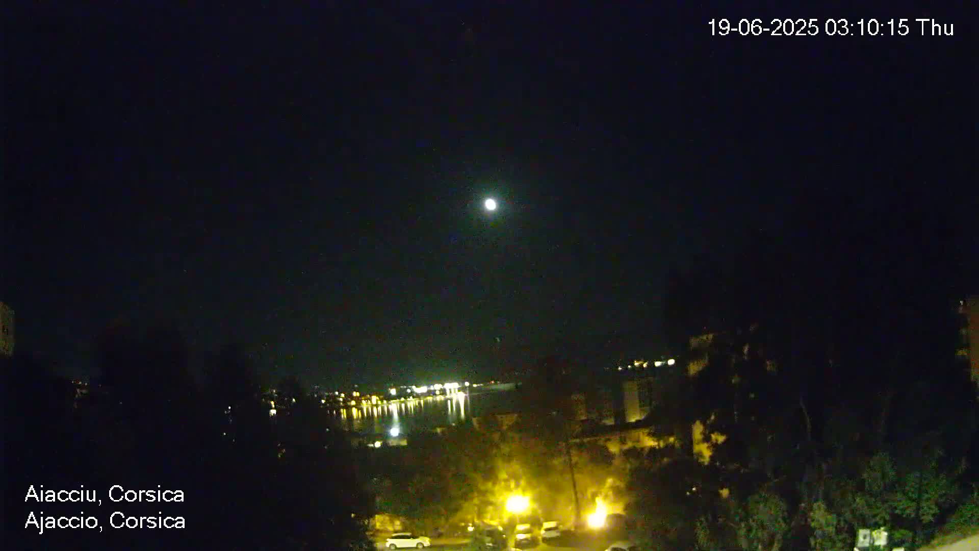 Corsica, Ajaccio City Skyline Live Cam - Ajaccio, Corse-du-Sud, Corse , France