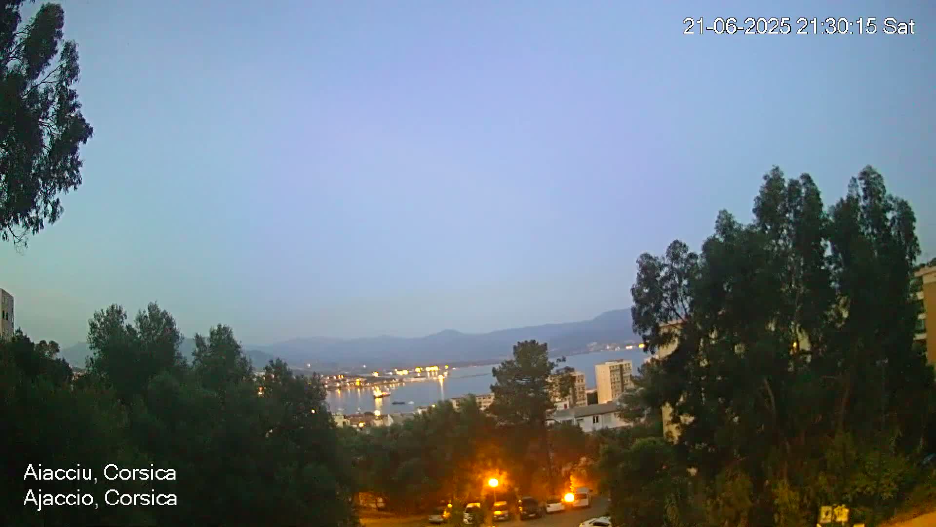 Corsica, Ajaccio City Skyline Live Cam - Ajaccio, Corse-du-Sud, Corse , France