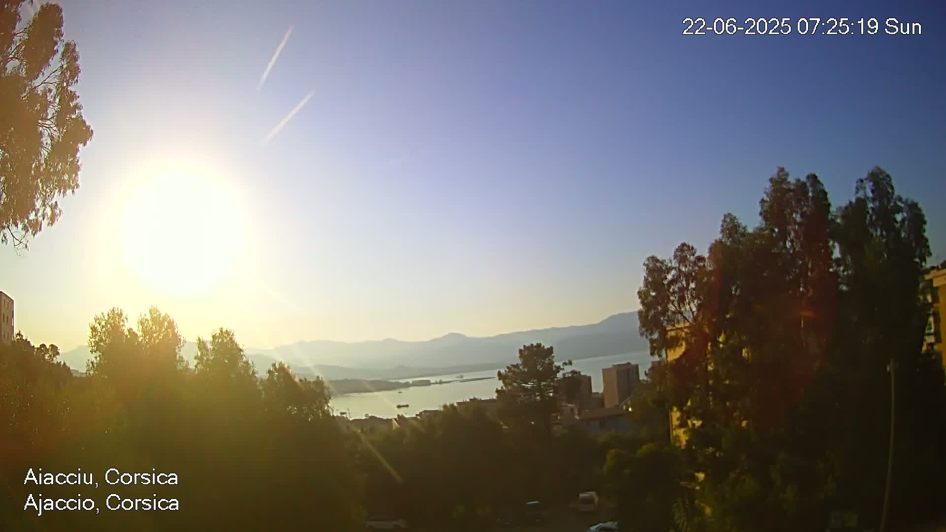 Corsica, Ajaccio City Skyline Live Cam - Ajaccio, Corse-du-Sud, Corse , France