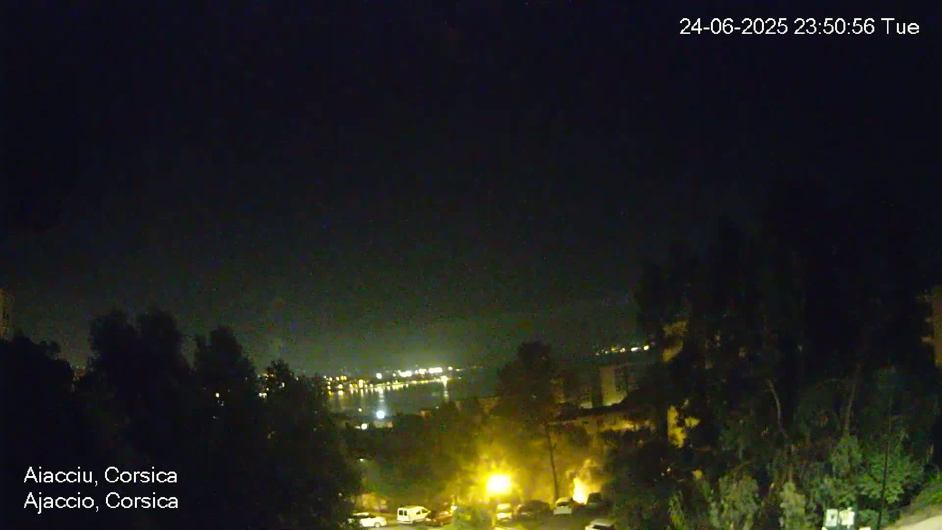Corsica, Ajaccio City Skyline Live Cam - Ajaccio, Corse-du-Sud, Corse , France