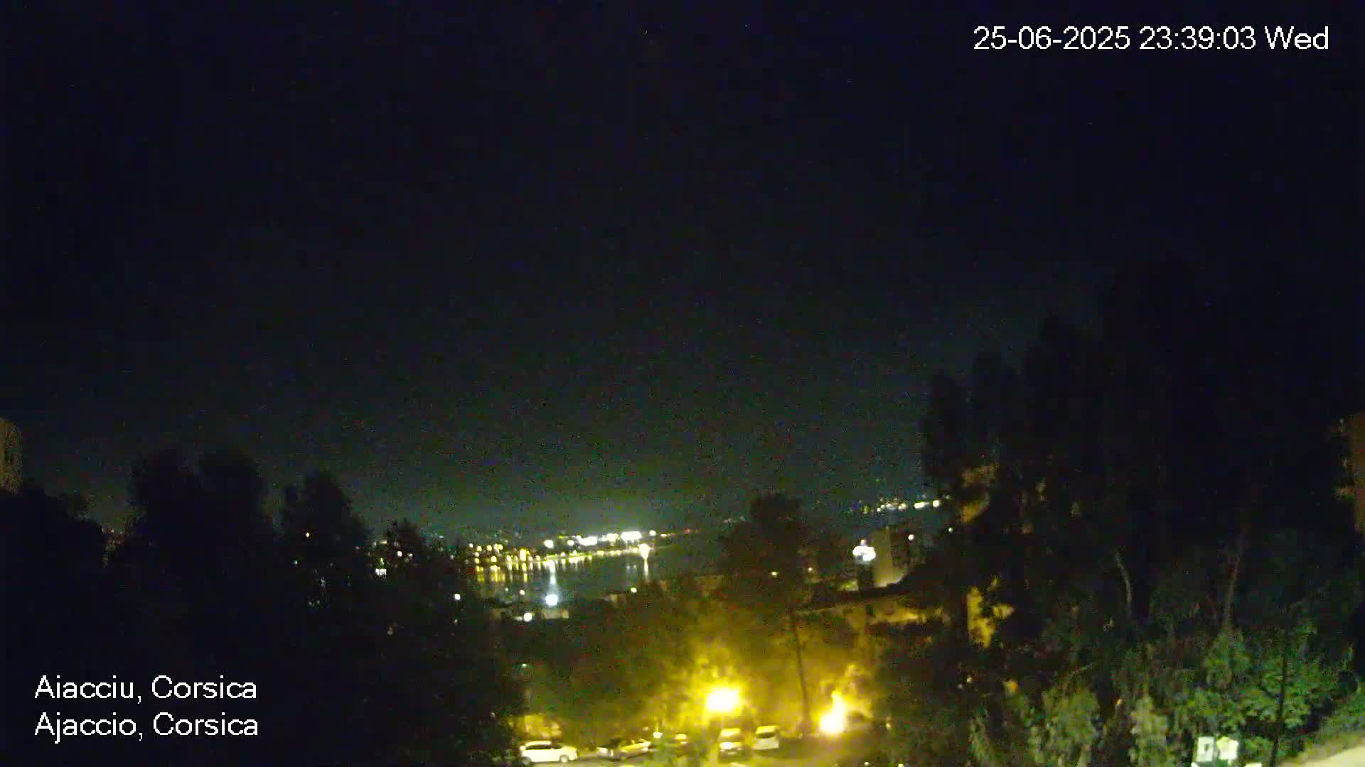Corsica, Ajaccio City Skyline Live Cam - Ajaccio, Corse-du-Sud, Corse , France