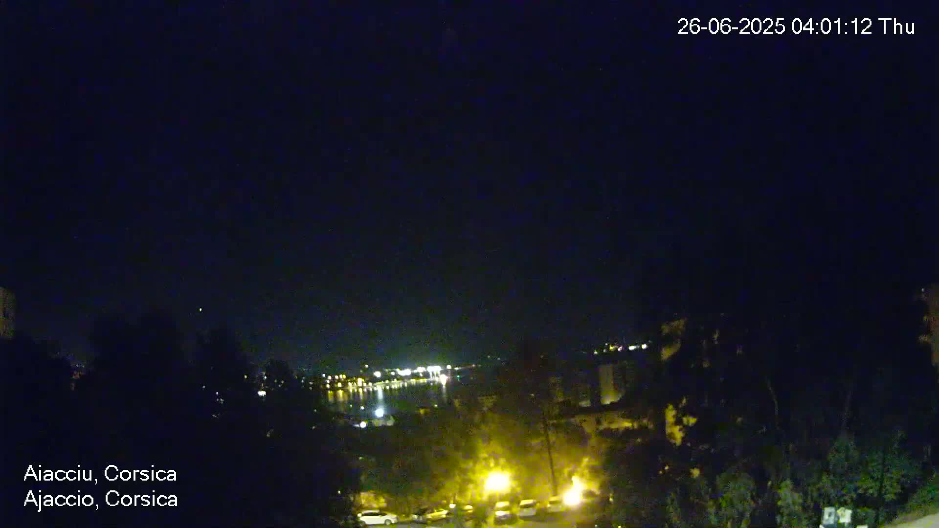 Corsica, Ajaccio City Skyline Live Cam - Ajaccio, Corse-du-Sud, Corse , France
