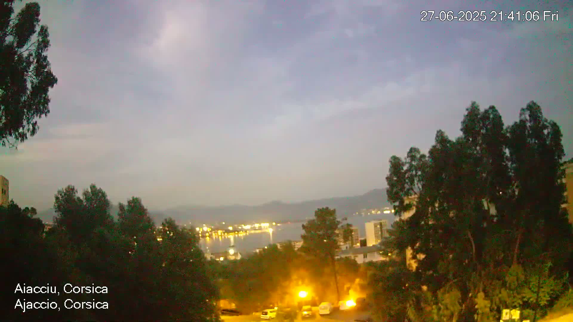 Corsica, Ajaccio City Skyline Live Cam - Ajaccio, Corse-du-Sud, Corse , France
