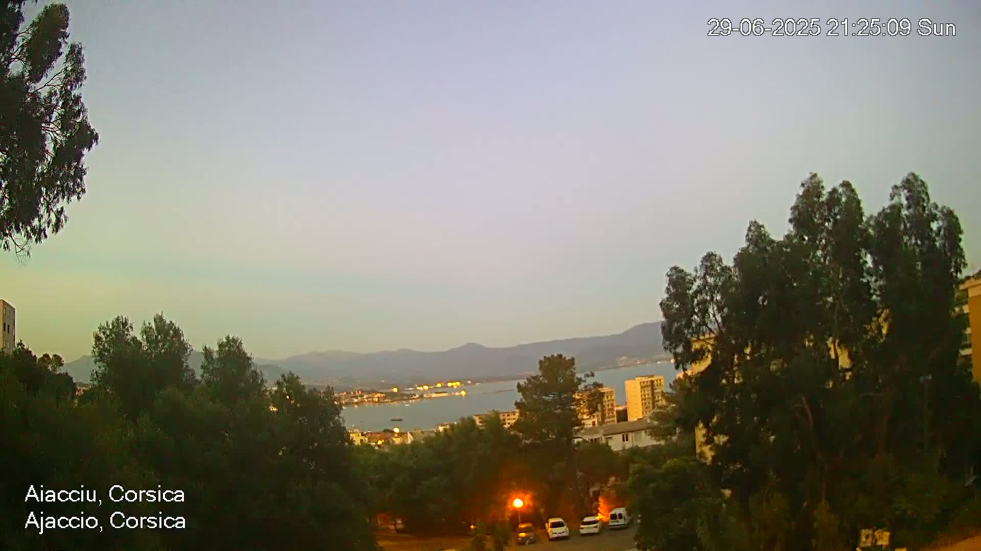 Corsica, Ajaccio City Skyline Live Cam - Ajaccio, Corse-du-Sud, Corse , France