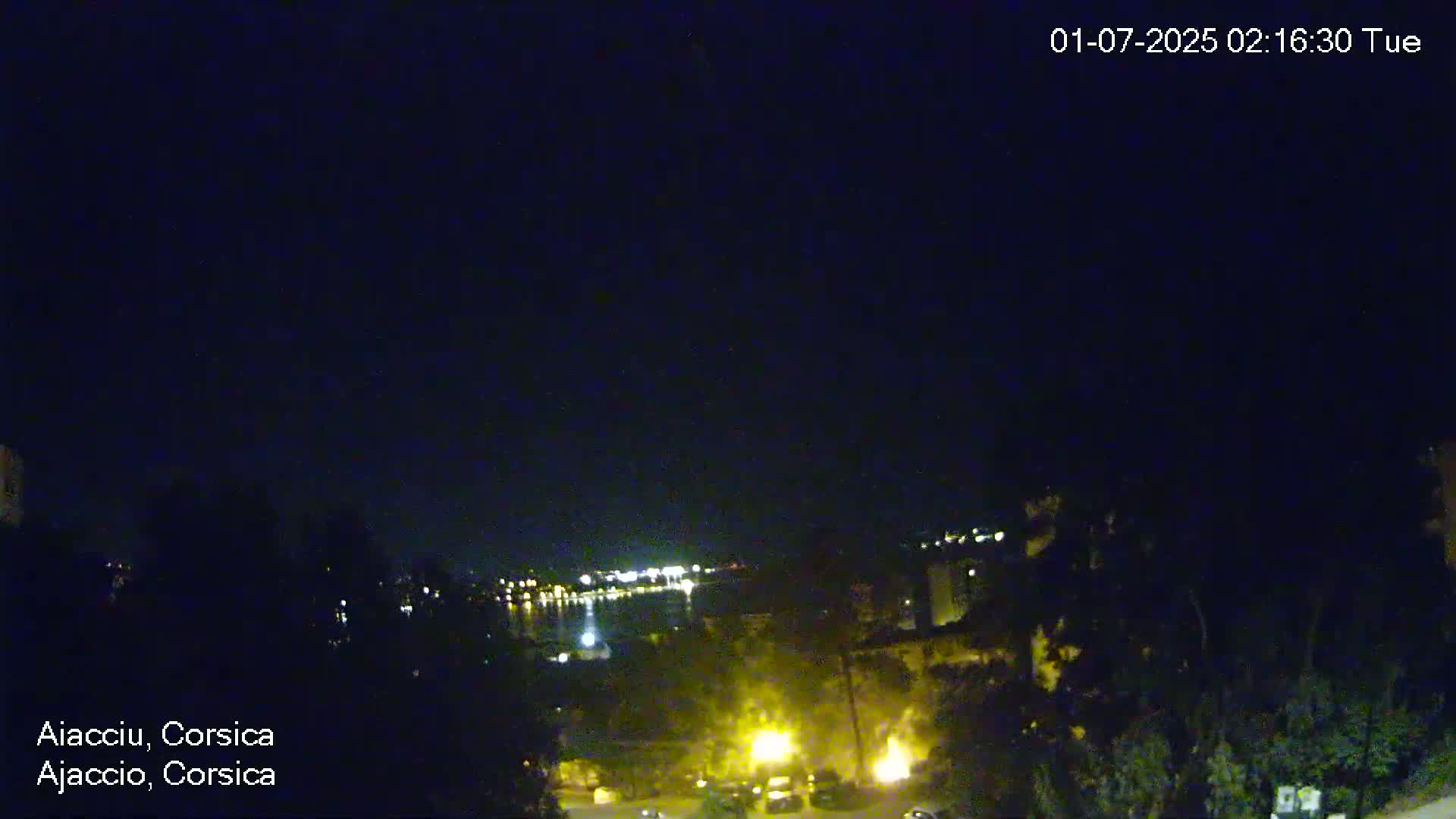 Corsica, Ajaccio City Skyline Live Cam - Ajaccio, Corse-du-Sud, Corse , France