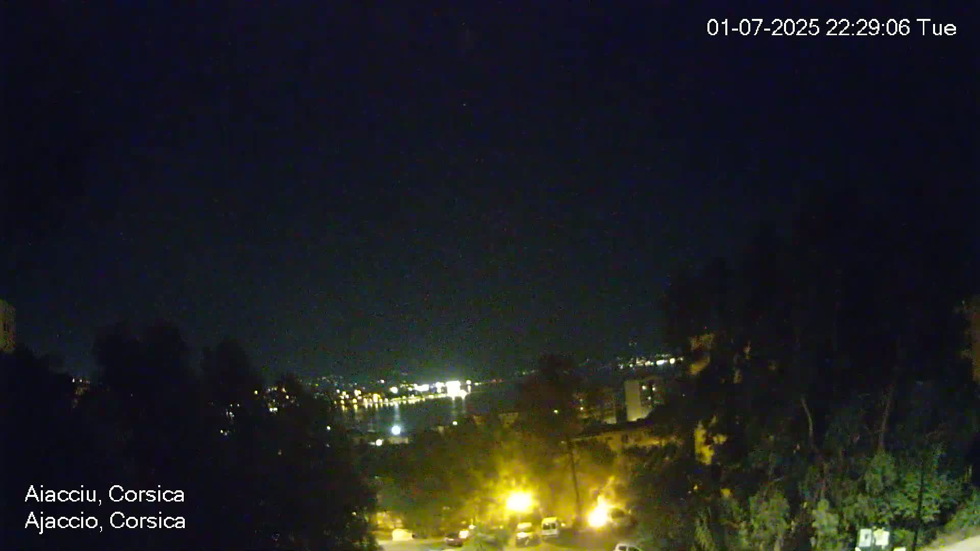 Corsica, Ajaccio City Skyline Live Cam - Ajaccio, Corse-du-Sud, Corse , France