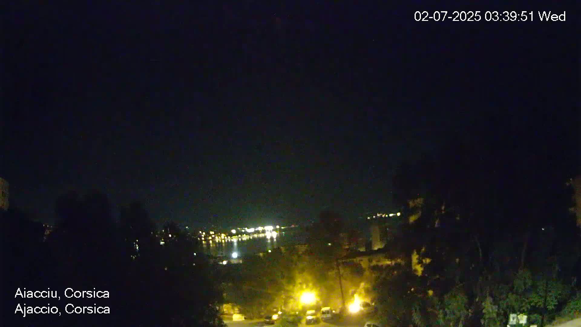 Corsica, Ajaccio City Skyline Live Cam - Ajaccio, Corse-du-Sud, Corse , France