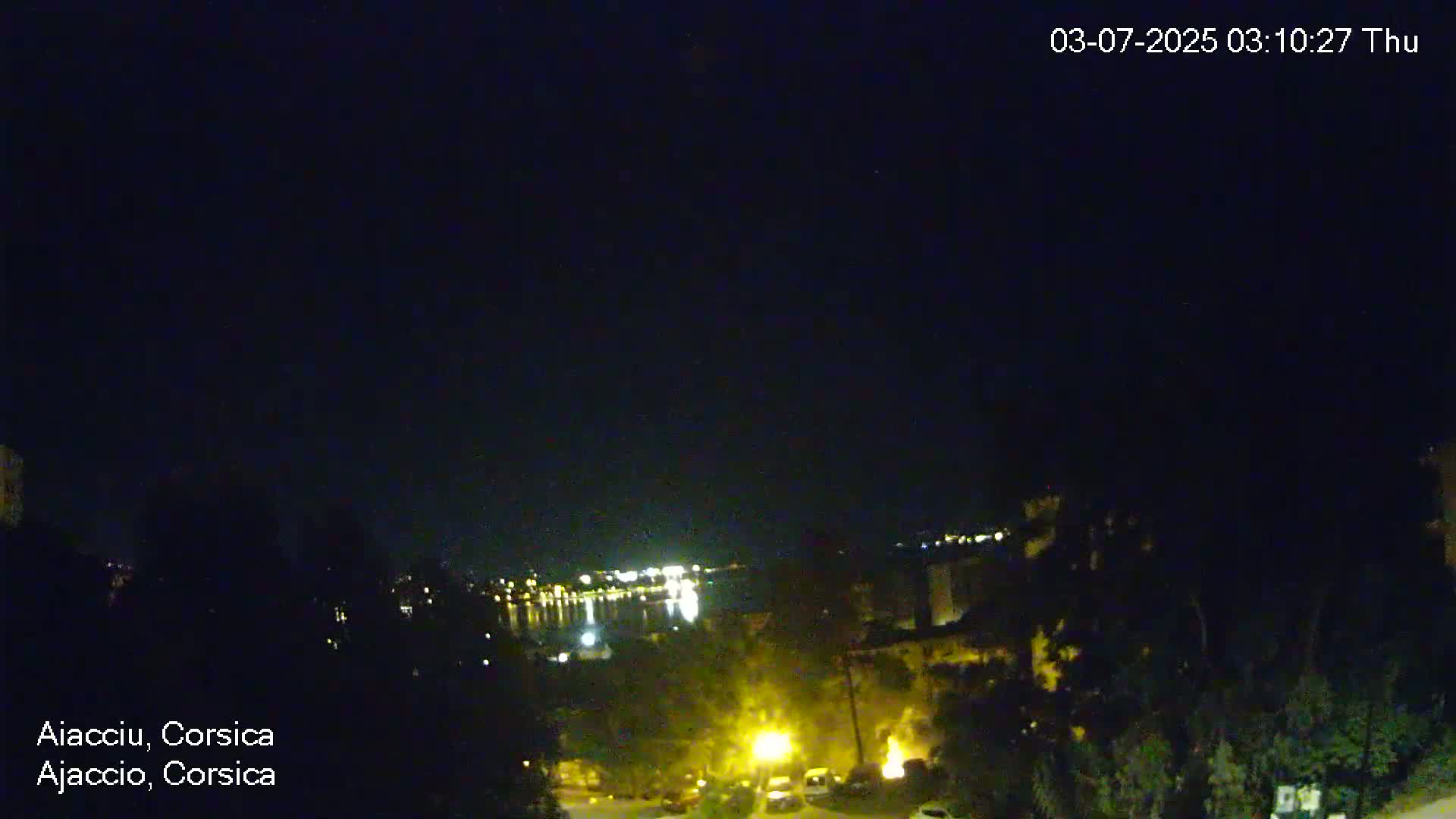 Corsica, Ajaccio City Skyline Live Cam - Ajaccio, Corse-du-Sud, Corse , France