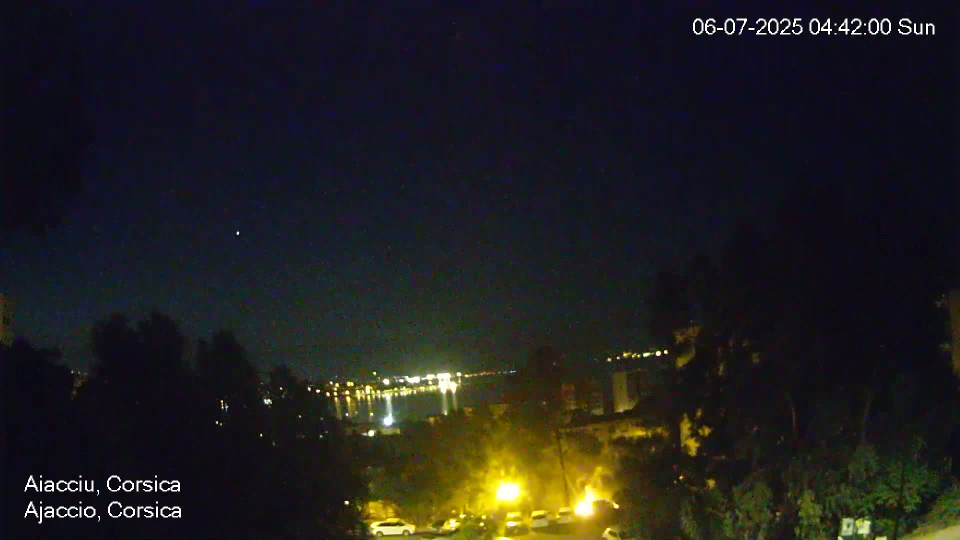 Corsica, Ajaccio City Skyline Live Cam - Ajaccio, Corse-du-Sud, Corse , France