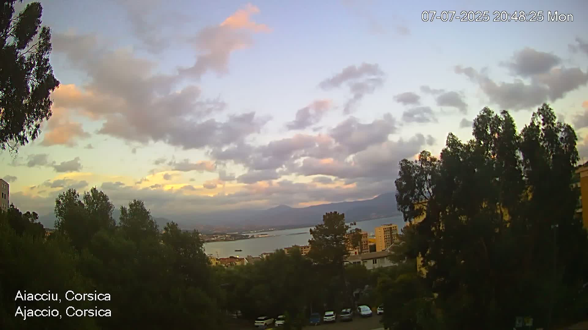 Corsica, Ajaccio City Skyline Live Cam - Ajaccio, Corse-du-Sud, Corse , France