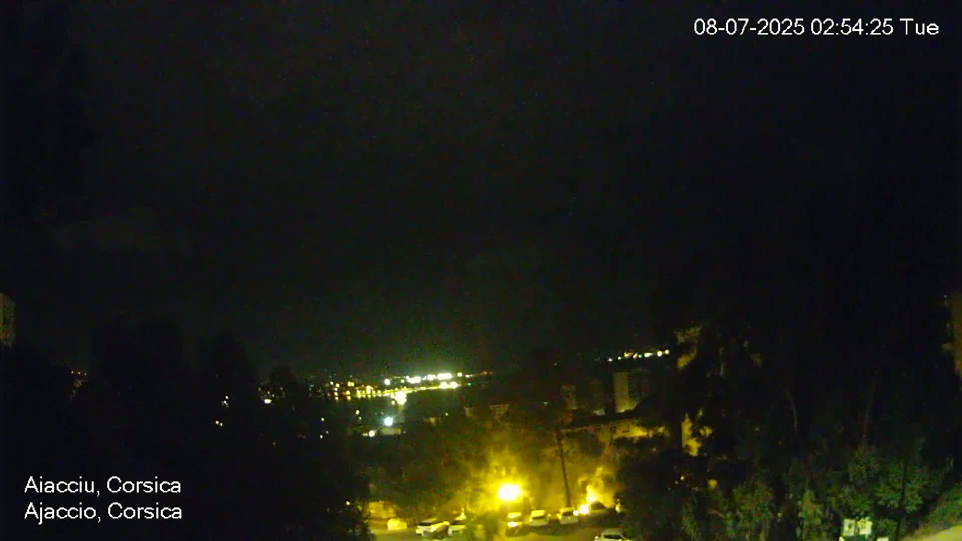 Corsica, Ajaccio City Skyline Live Cam - Ajaccio, Corse-du-Sud, Corse , France