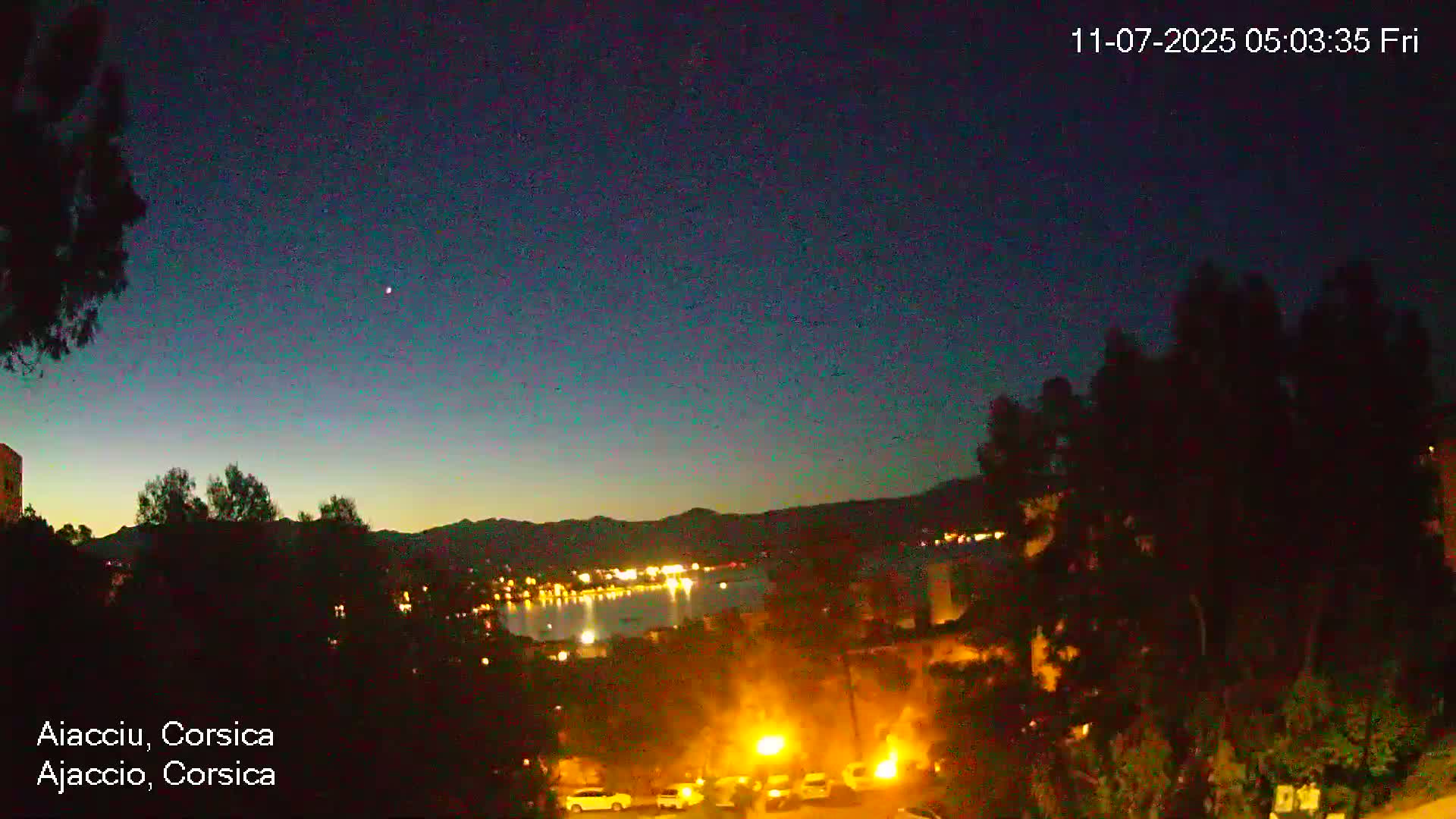 Corsica, Ajaccio City Skyline Live Cam - Ajaccio, Corse-du-Sud, Corse , France