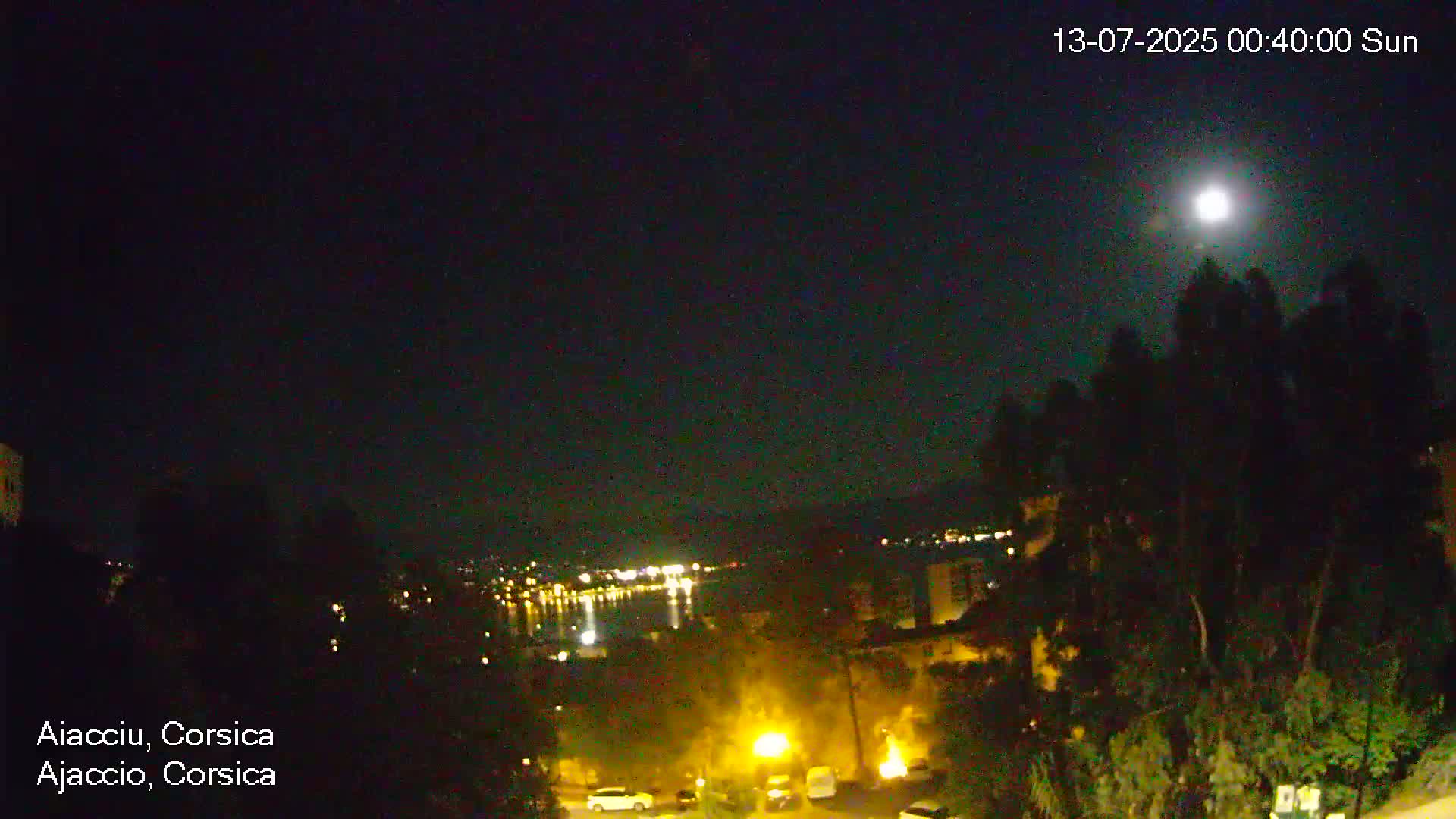 Corsica, Ajaccio City Skyline Live Cam - Ajaccio, Corse-du-Sud, Corse , France