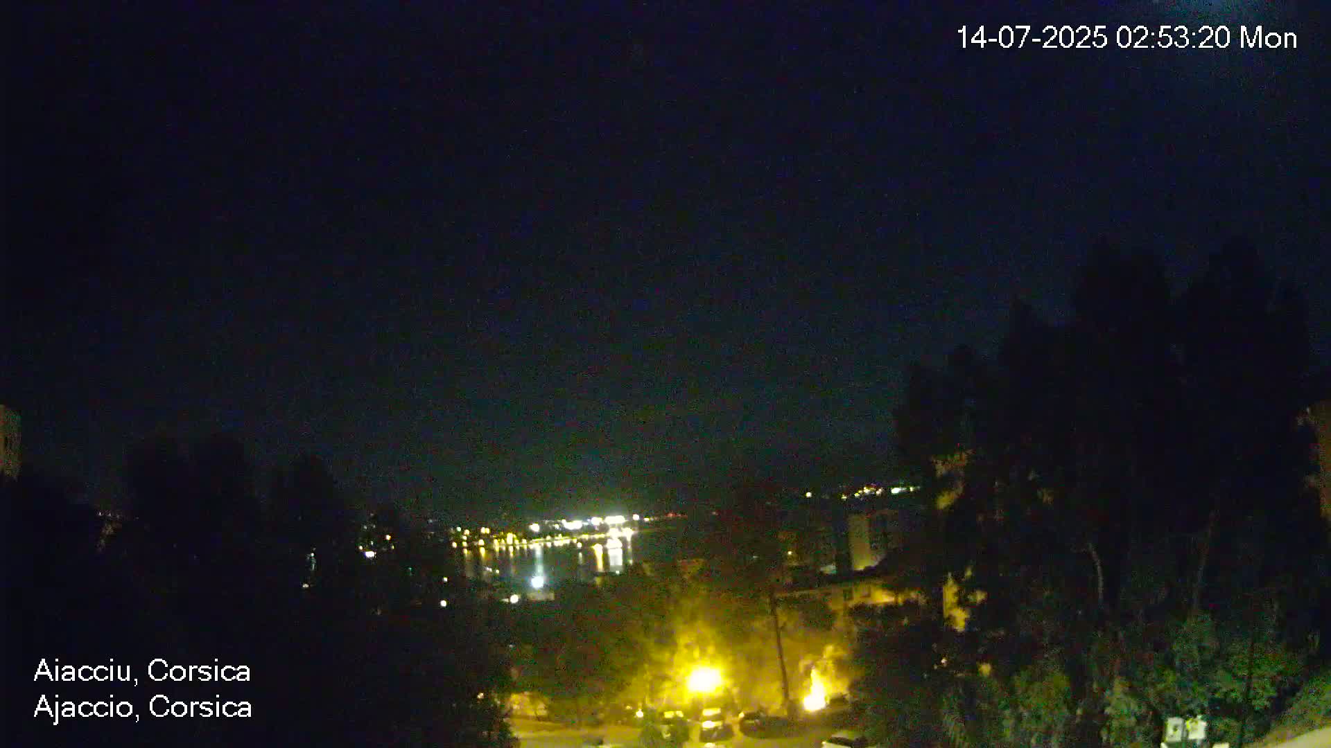Corsica, Ajaccio City Skyline Live Cam - Ajaccio, Corse-du-Sud, Corse , France