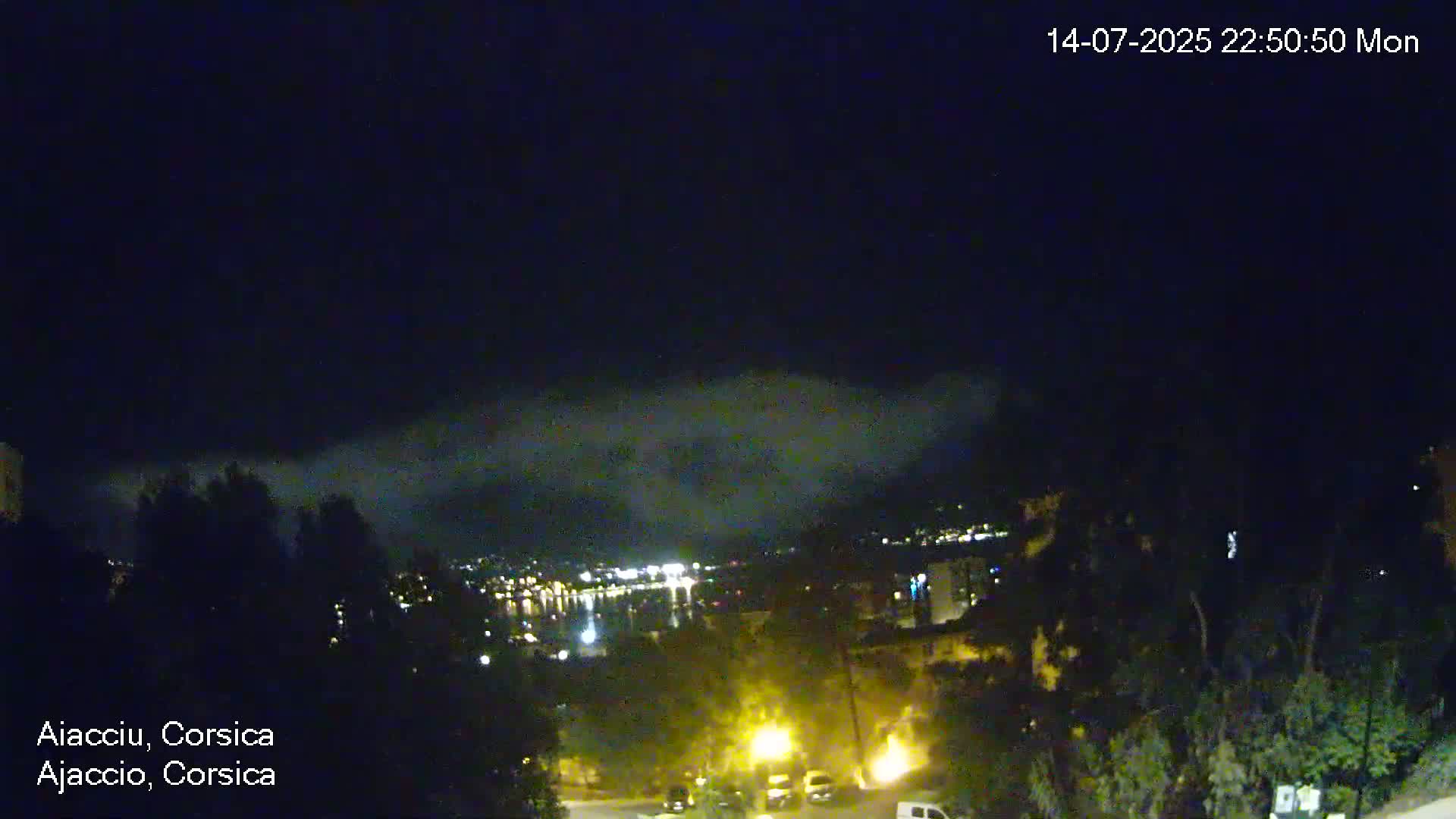 Corsica, Ajaccio City Skyline Live Cam - Ajaccio, Corse-du-Sud, Corse , France