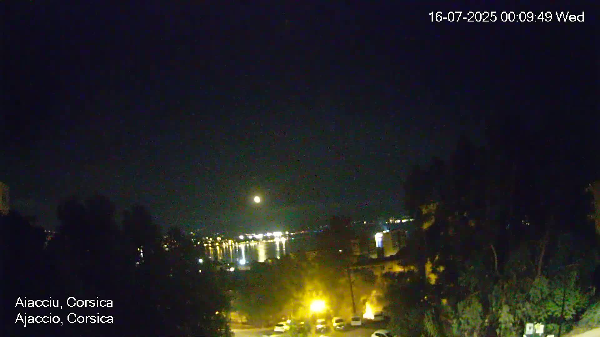 Corsica, Ajaccio City Skyline Live Cam - Ajaccio, Corse-du-Sud, Corse , France