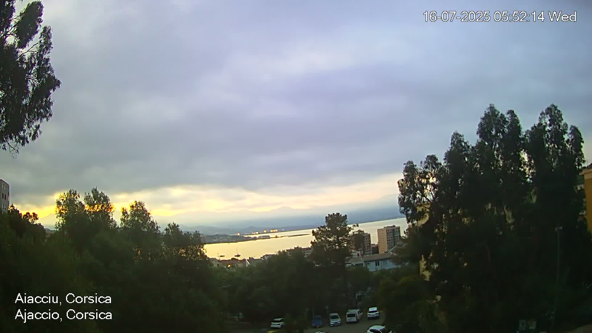 Corsica, Ajaccio City Skyline Live Cam - Ajaccio, Corse-du-Sud, Corse , France