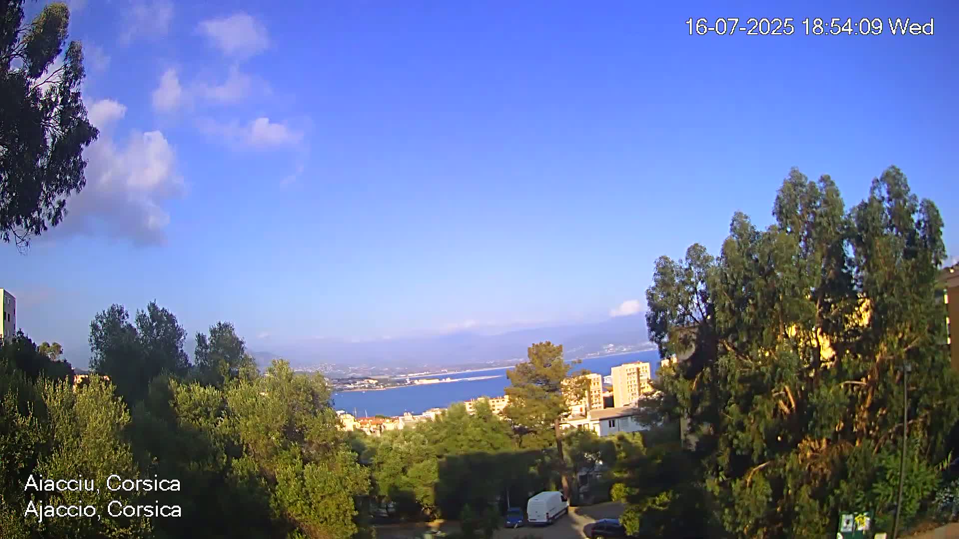 Corsica, Ajaccio City Skyline Live Cam - Ajaccio, Corse-du-Sud, Corse , France