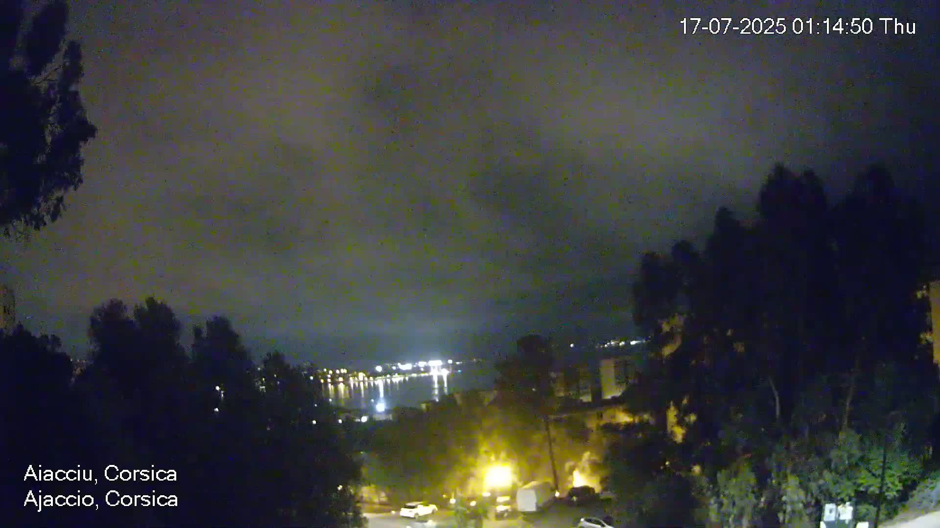 Corsica, Ajaccio City Skyline Live Cam - Ajaccio, Corse-du-Sud, Corse , France